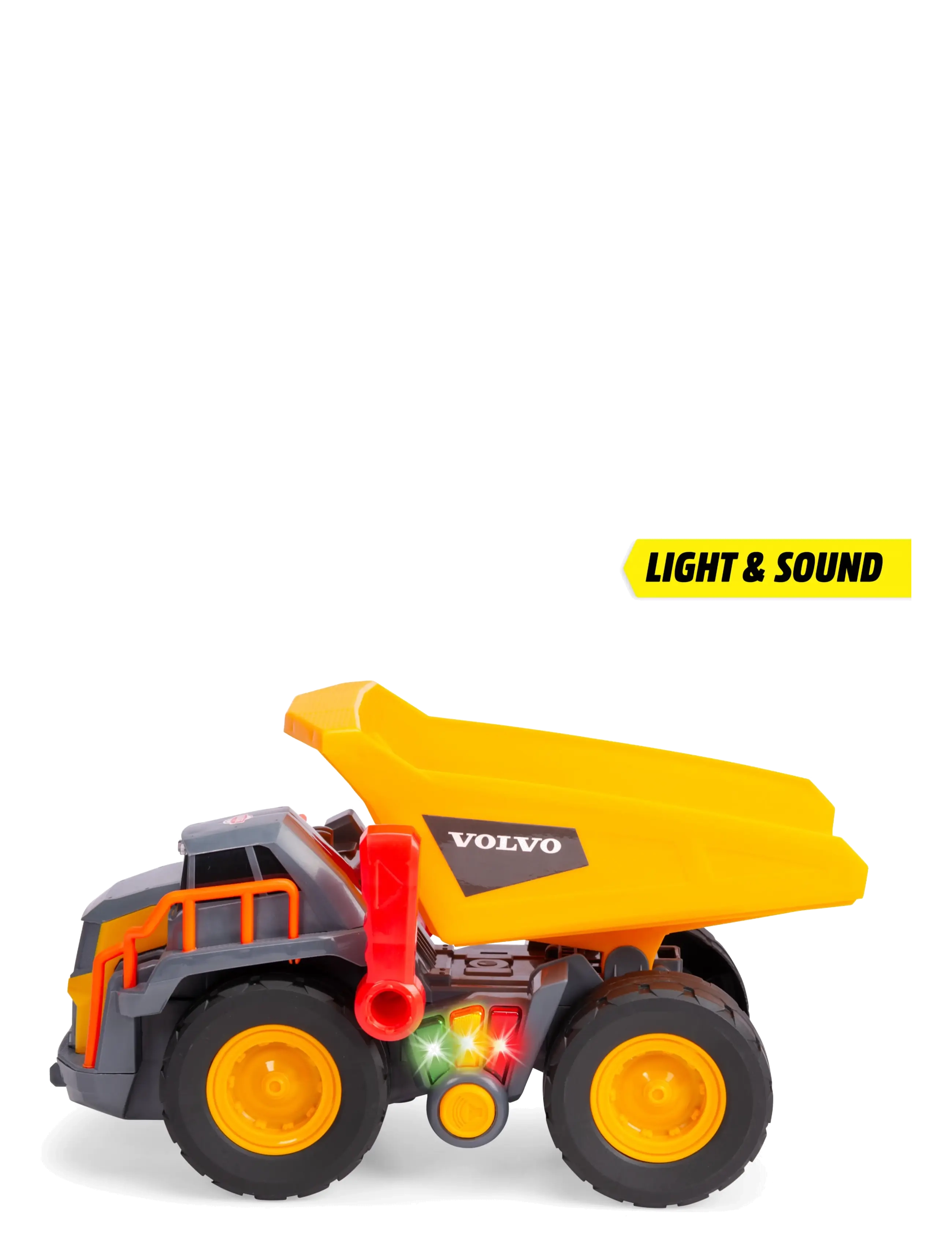 Dickie Toys - Volvo Power Dump Truck - baufahrzeuge - multi coloured - 4