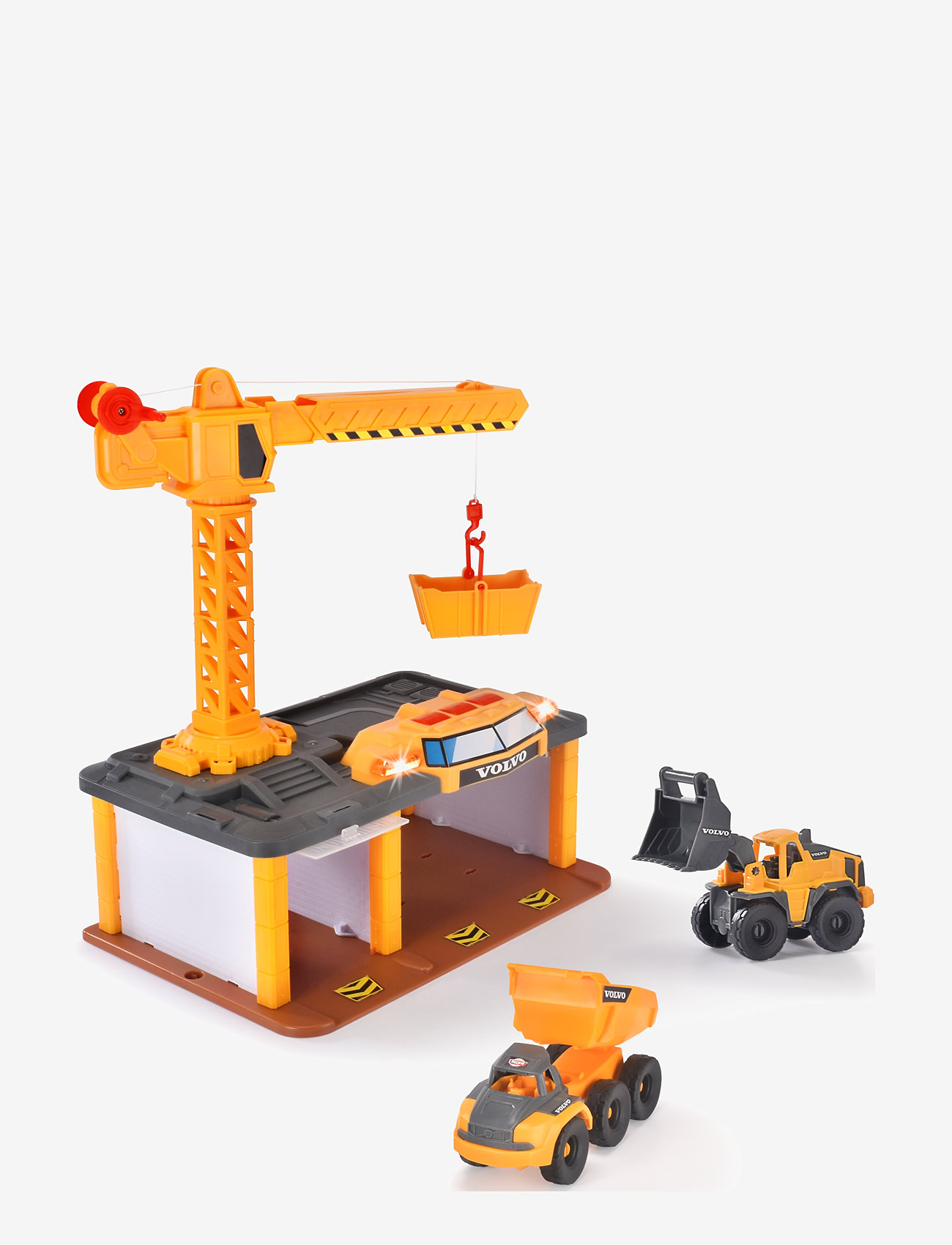Dickie Toys - Dickie Toys Volvo Construction Station - rakennusautot - yellow - 0