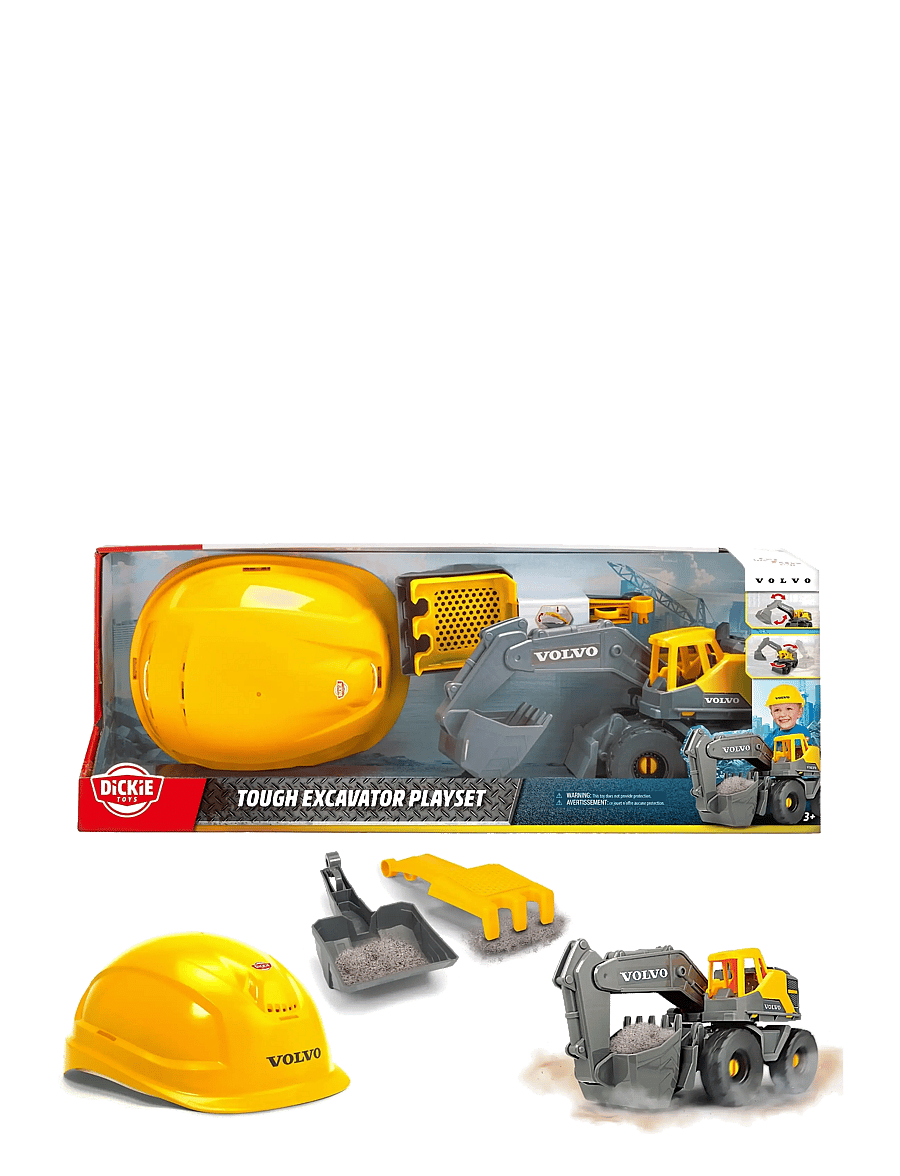 Dickie Toys - Dickie Toys Volvo Tough Excavator Playset - legesæt - yellow - 1