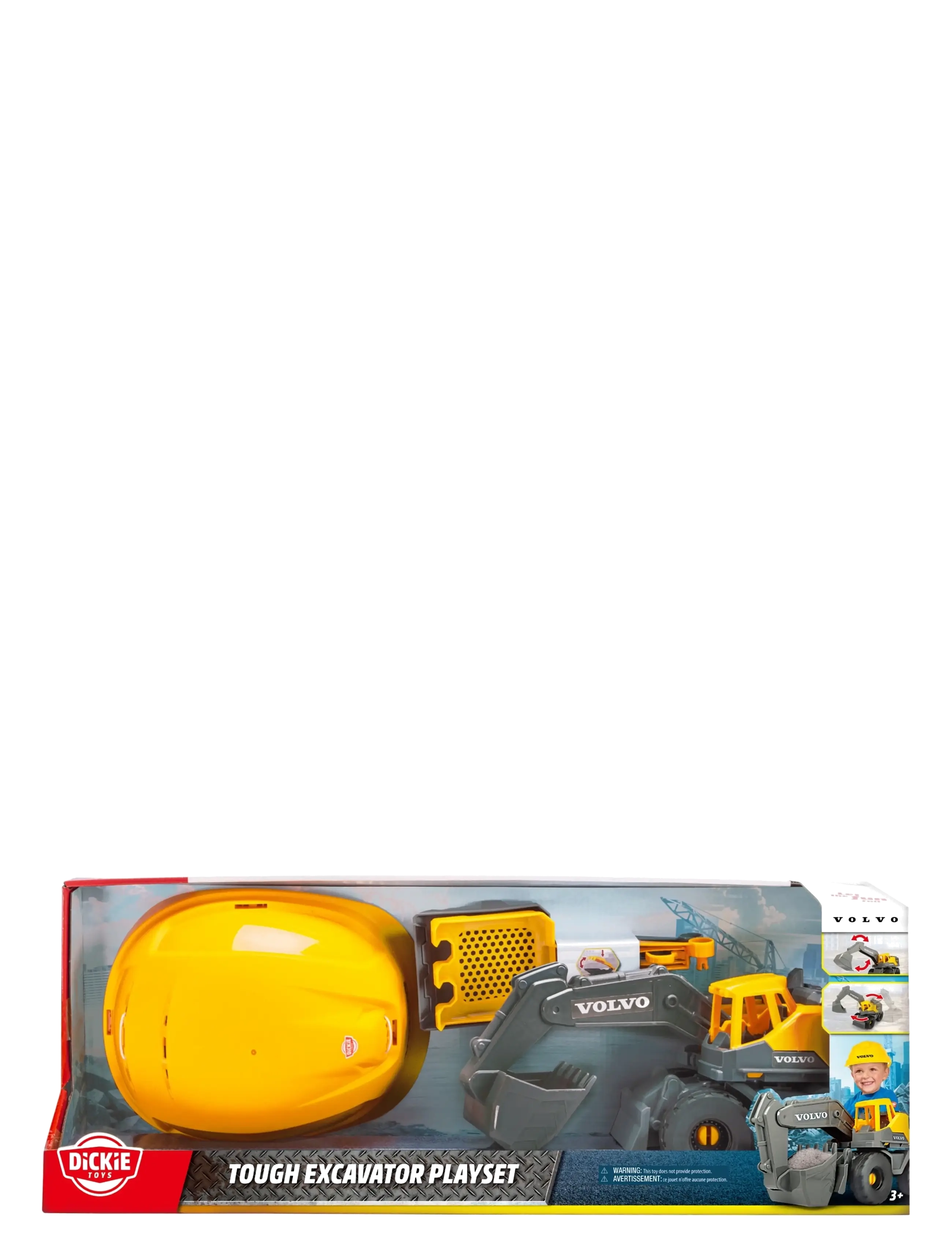 Dickie Toys - Dickie Toys Volvo Tough Excavator Playset - legesæt - yellow - 2