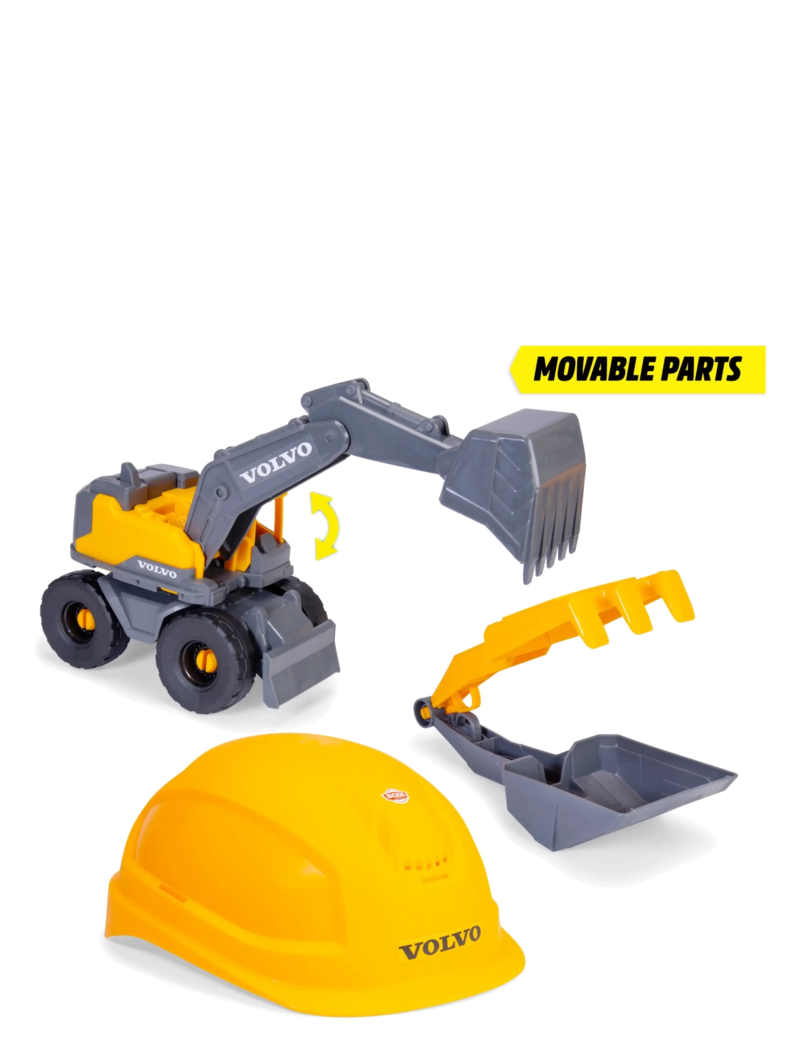 Dickie Toys - Dickie Toys Volvo Tough Excavator Playset - legesæt - yellow - 3