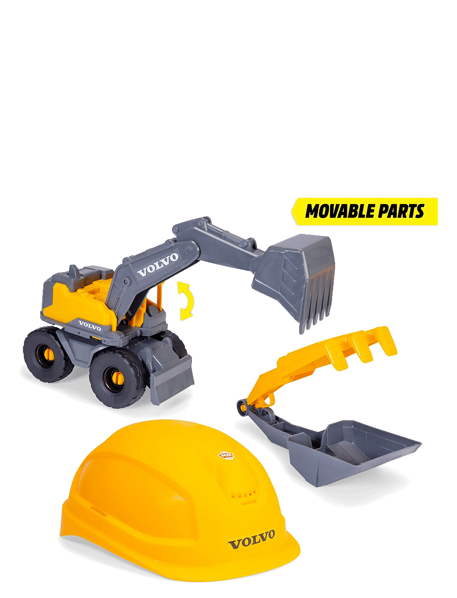 Dickie Toys - Dickie Toys Volvo Tough Excavator Playset - legesæt - yellow - 3