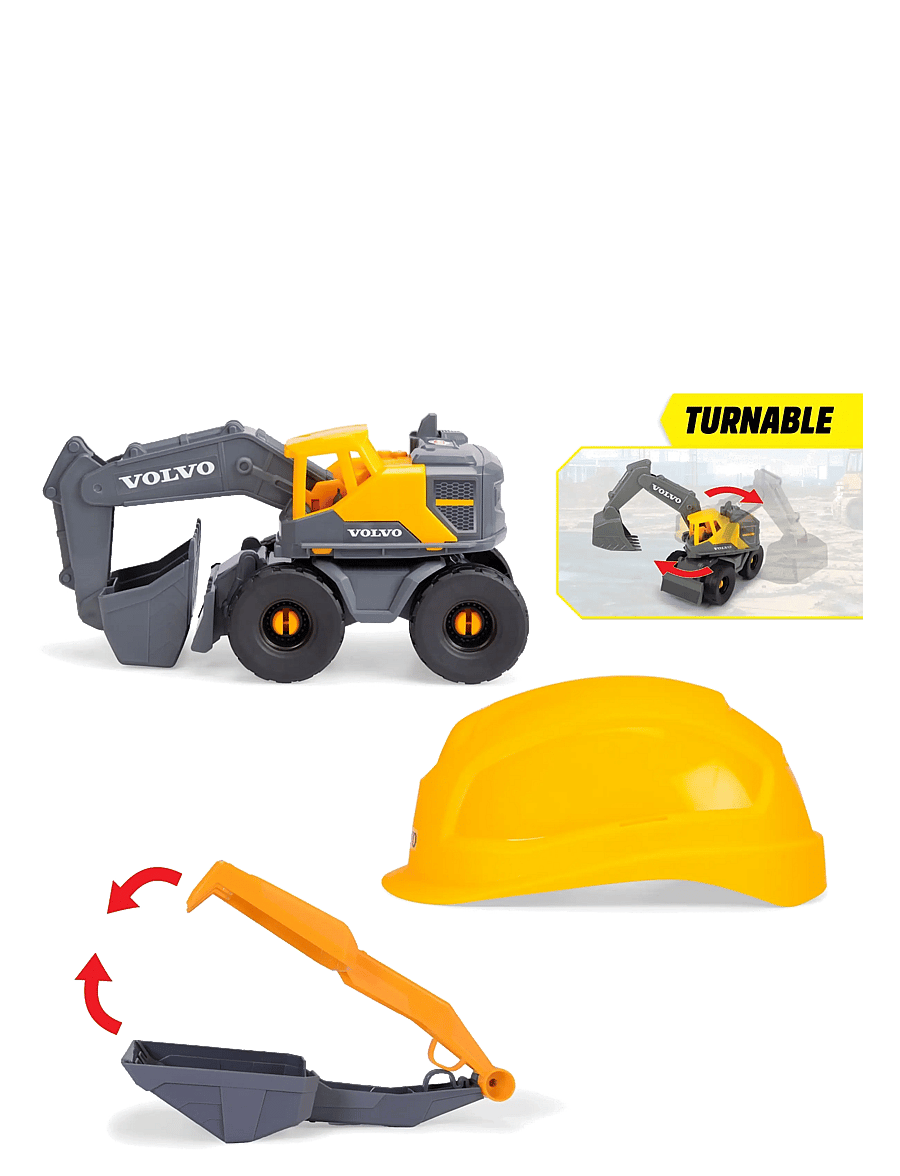 Dickie Toys - Dickie Toys Volvo Tough Excavator Playset - legesæt - yellow - 4