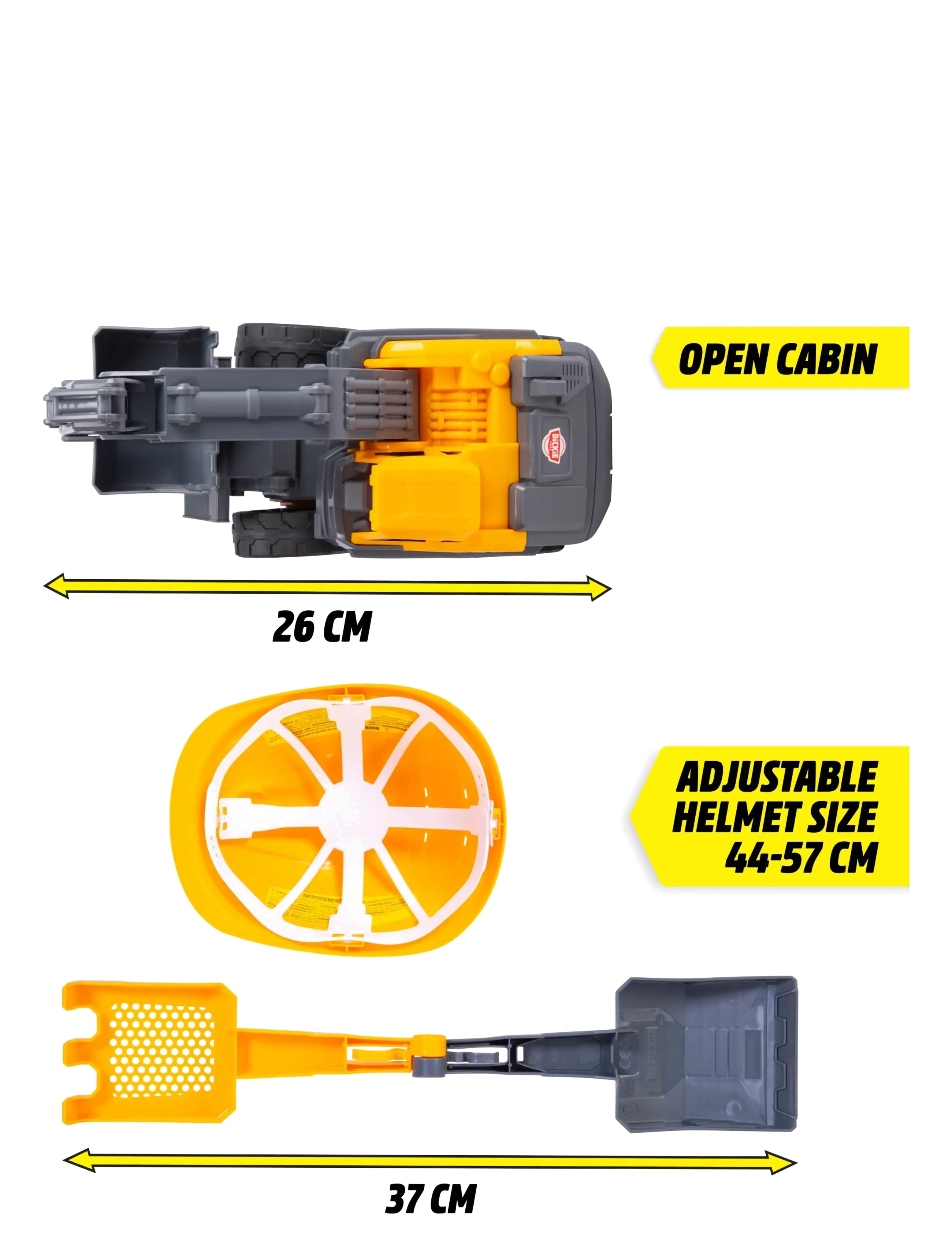 Dickie Toys - Dickie Toys Volvo Tough Excavator Playset - legesæt - yellow - 5