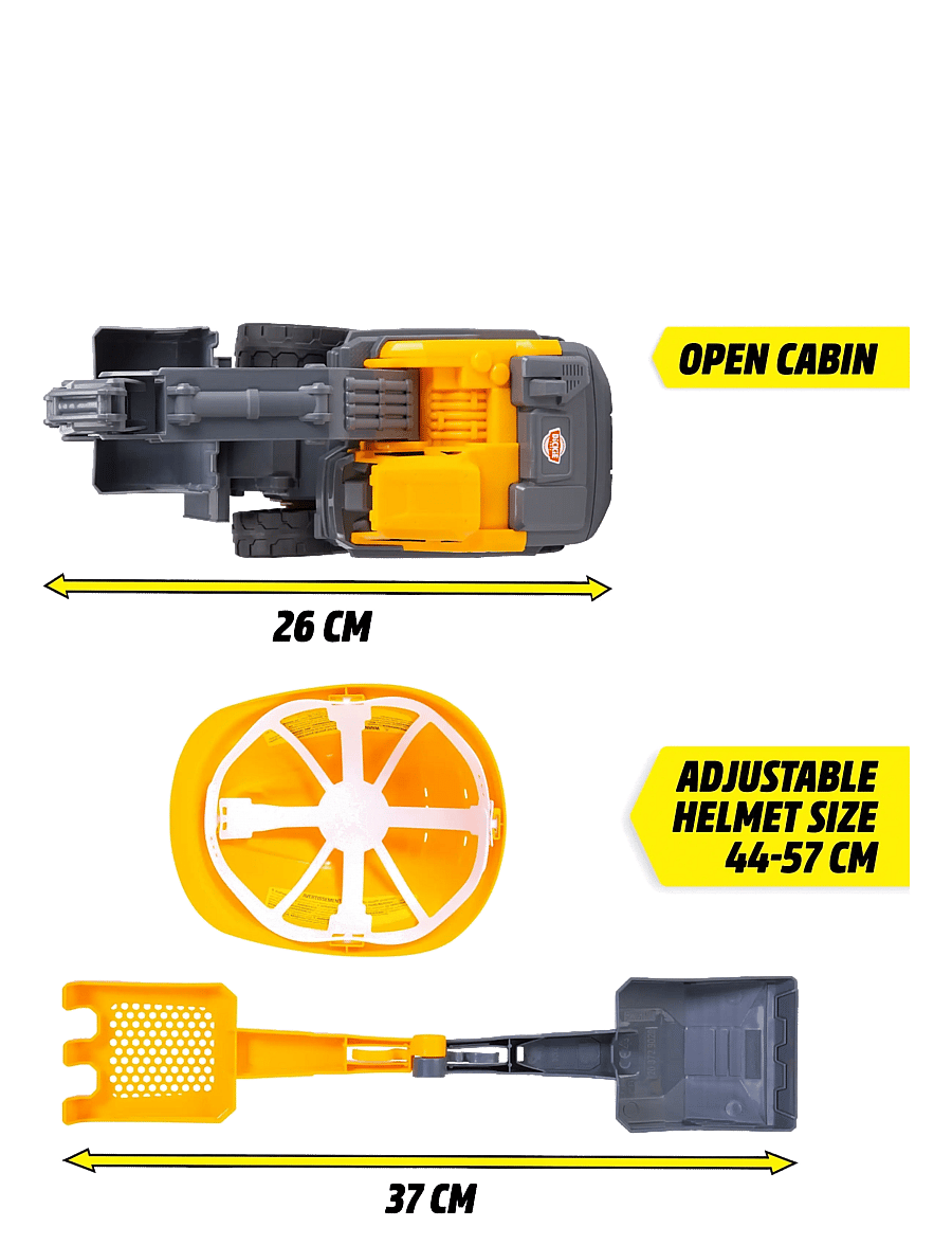 Dickie Toys - Dickie Toys Volvo Tough Excavator Playset - legesæt - yellow - 5