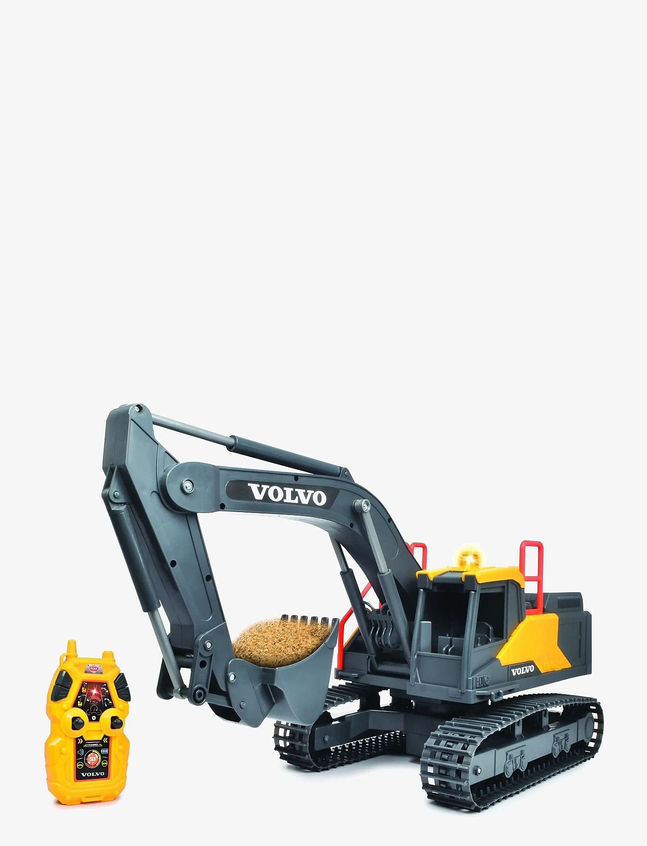 Dickie Toys - Dickie Toys Radio Controlled Volvo Excavator - construction cars - yellow - 1