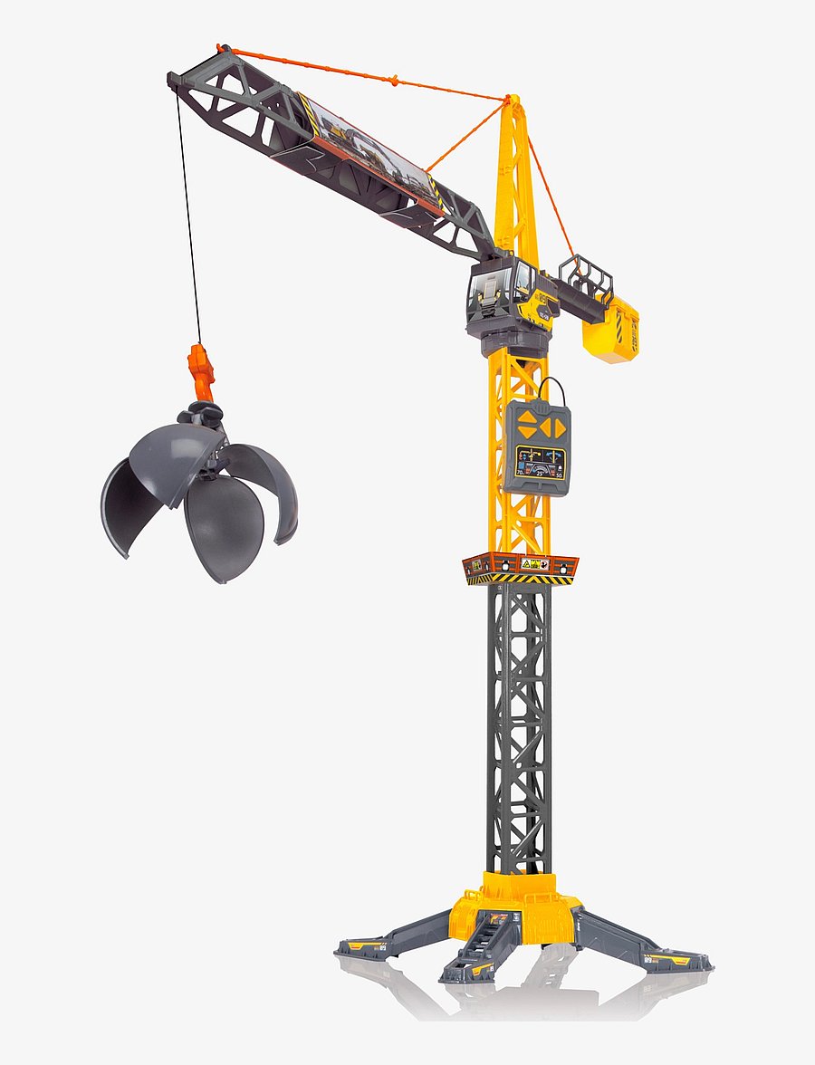 Dickie Toys - Dickie Toys Mighty Crane, 110cm - mänguasjade tööriistad - yellow - 1
