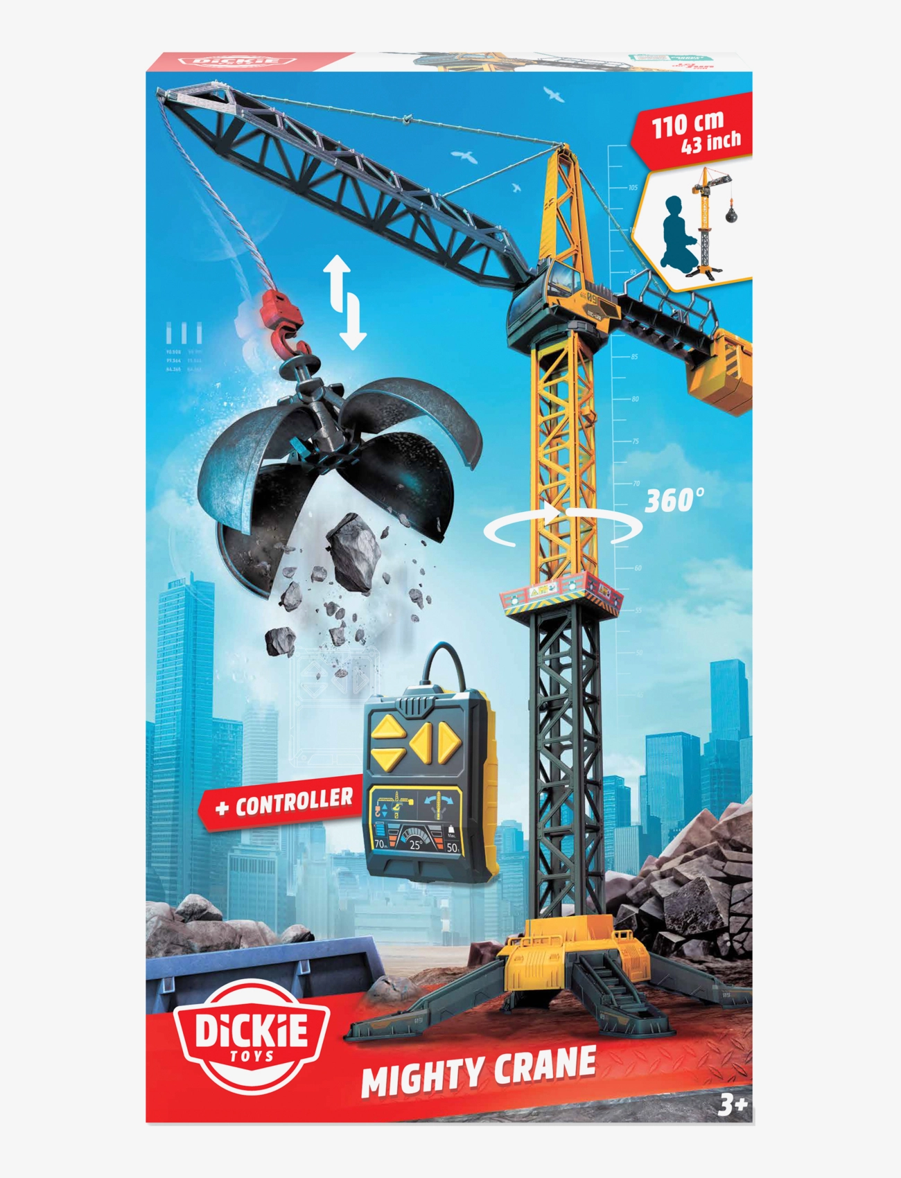 Dickie Toys - Dickie Toys Mighty Crane, 110cm - spielzeug-werkzeuge - yellow - 2
