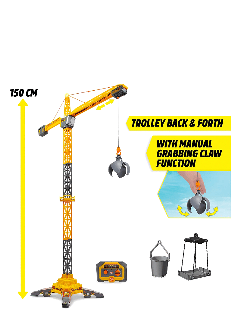 Dickie Toys - Dickie Toys Radio Controlled Titan Crane - puldiga mänguasjad - multicolor - 4