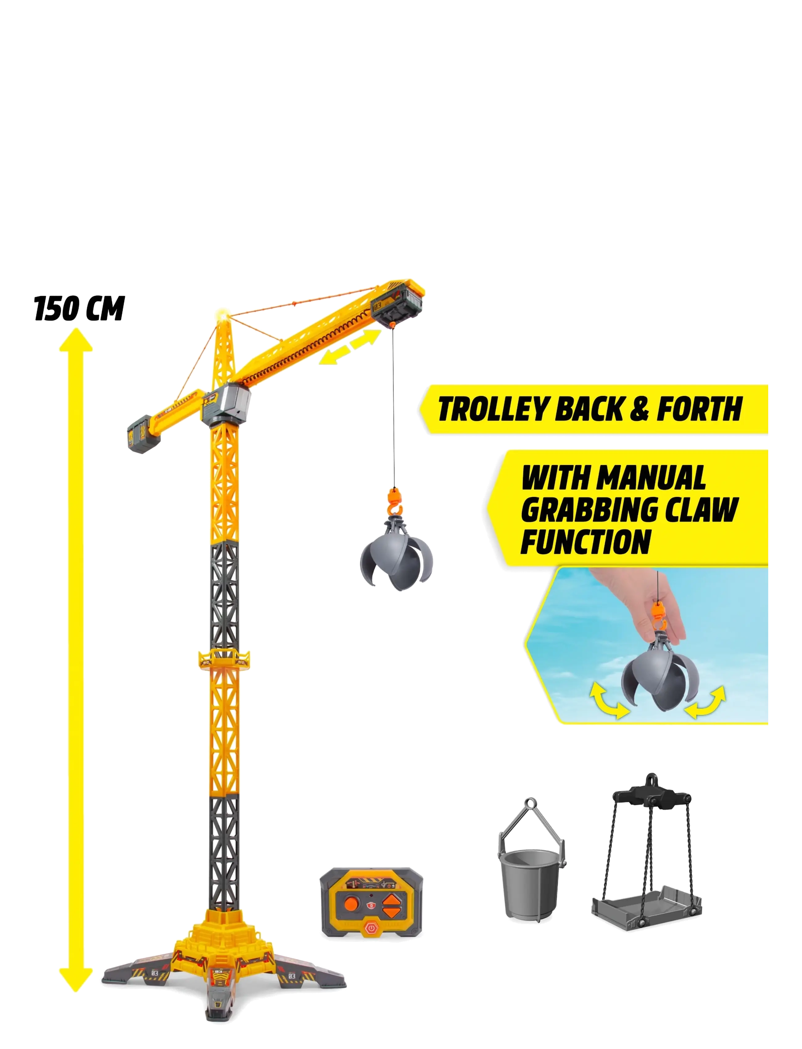Dickie Toys - Dickie Toys Radio Controlled Titan Crane - ferngesteuertes spielzeug - multicolor - 4
