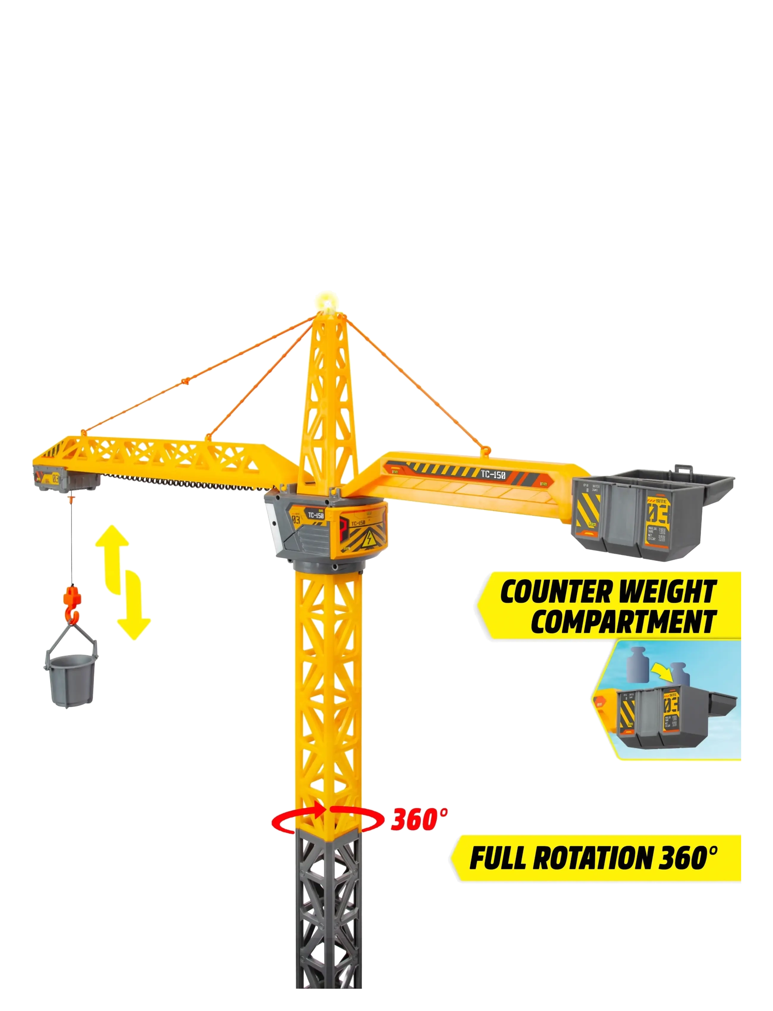 Dickie Toys - Dickie Toys Radio Controlled Titan Crane - ferngesteuertes spielzeug - multicolor - 5