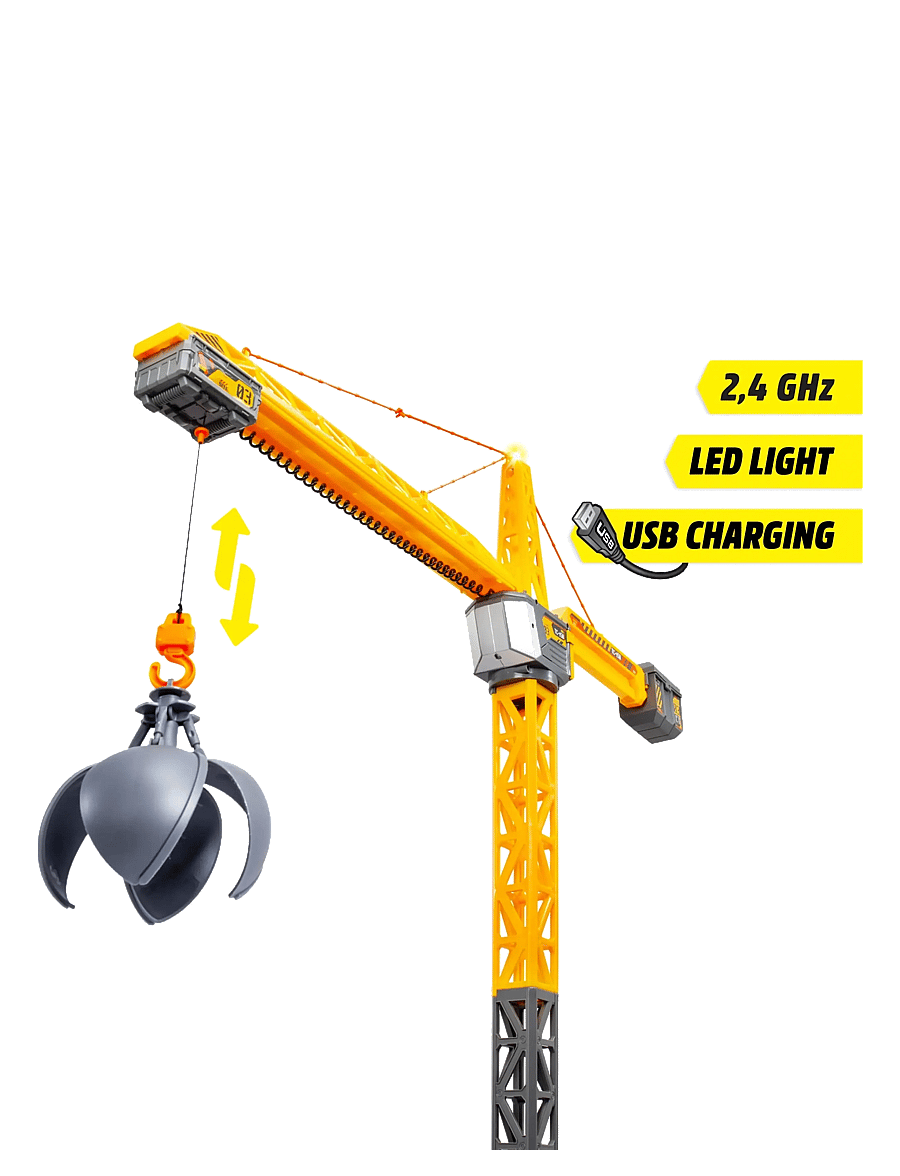 Dickie Toys - Dickie Toys Radio Controlled Titan Crane - geburtstagsgeschenke - multicolor - 5