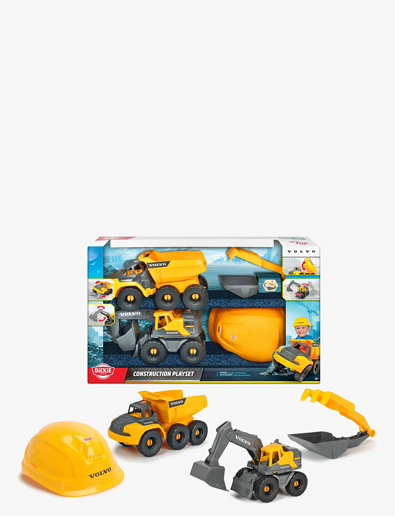 Dickie Toys - Dickie Toys Volvo Construction Playset - baufahrzeuge - multicoloured - 2