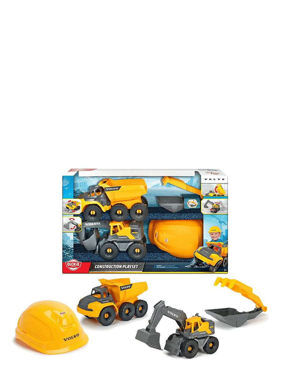 Dickie Toys - Dickie Toys Volvo Construction Playset - baufahrzeuge - multicoloured - 1