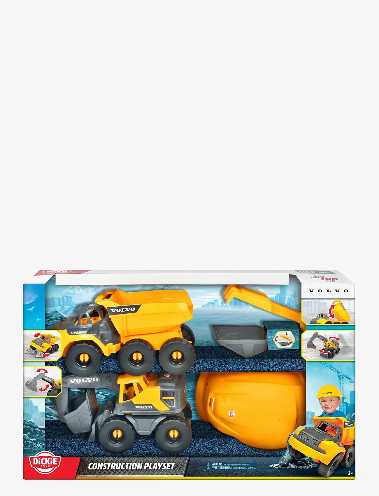 Dickie Toys - Dickie Toys Volvo Construction Playset - baufahrzeuge - multicoloured - 3