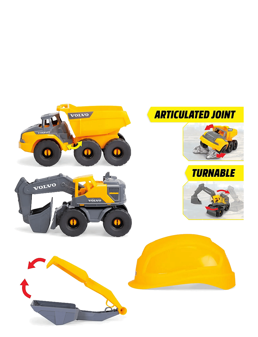 Dickie Toys - Dickie Toys Volvo Construction Playset - baufahrzeuge - multicoloured - 4