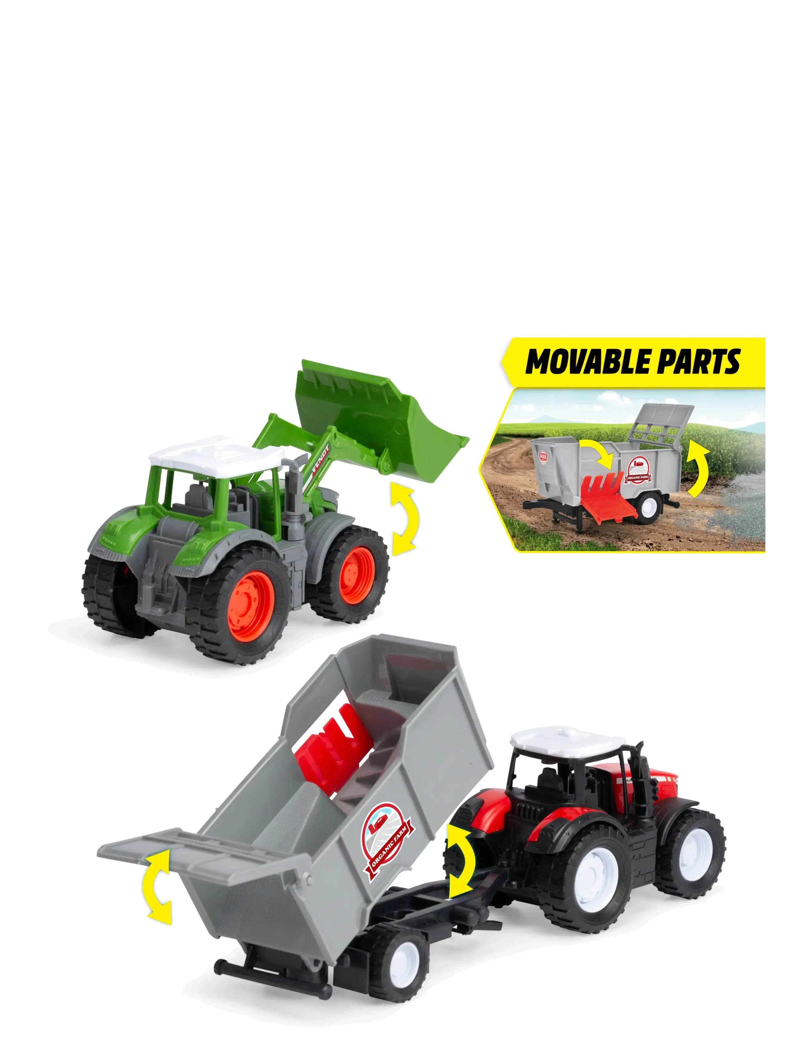 Dickie Toys - Farm Set - baufahrzeuge - multi coloured - 1