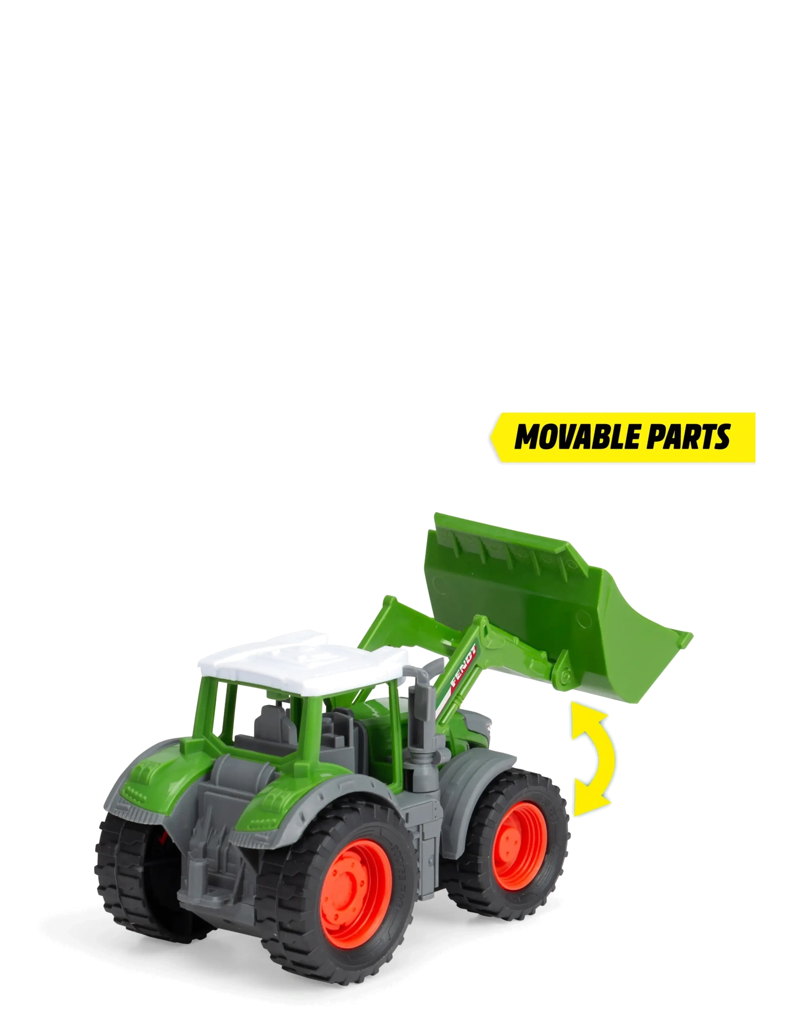 Dickie Toys - Dickie Toys Fendt Shovel Tractor, 16.5 cm - traktoren - multi coloured - 4