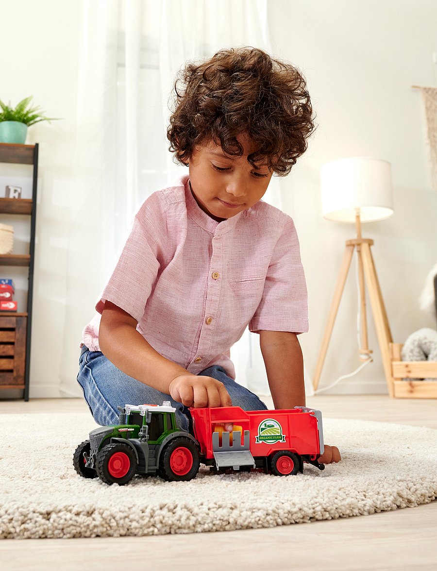 Dickie Toys - Dickie Toys Fendt Farm Trailer - traktorer - green - 0