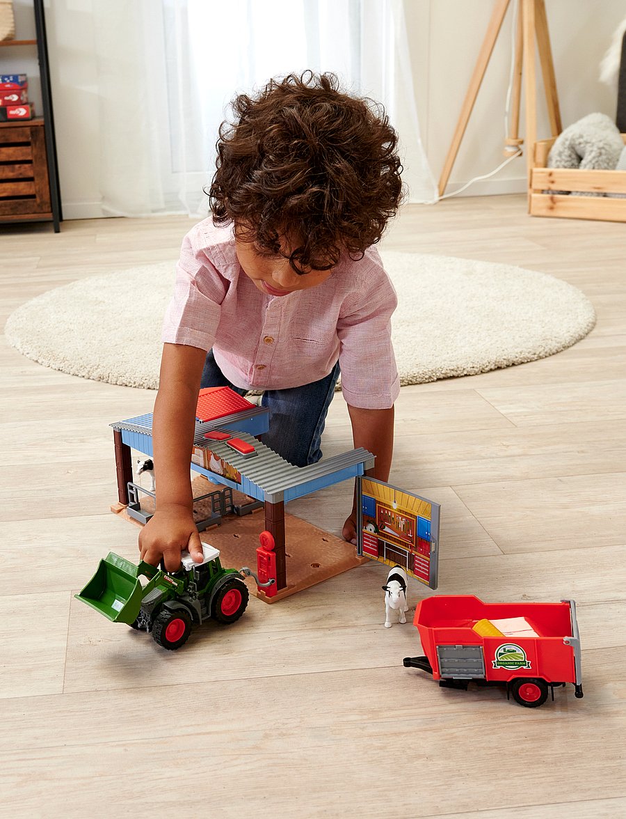 Dickie Toys - Dickie Toys Farm Station - legetøjsbiler & køretøjer - green - 0