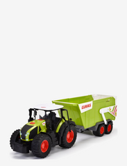 Dickie Toys - CLAAS Farm Tractor & Trailer - legekøretøjer - green - 0