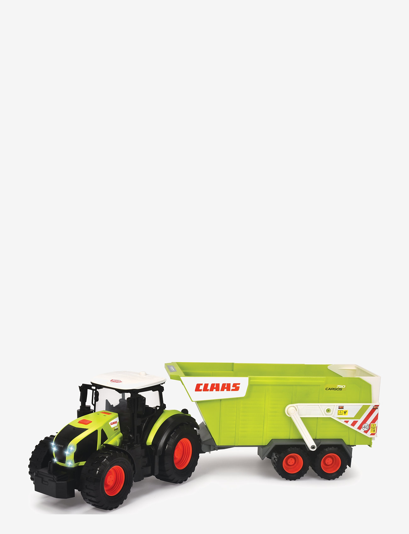 Dickie Toys - CLAAS Farm Tractor & Trailer - traktorer - green - 2