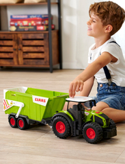 Dickie Toys - CLAAS Farm Tractor & Trailer - leluajoneuvot - green - 11