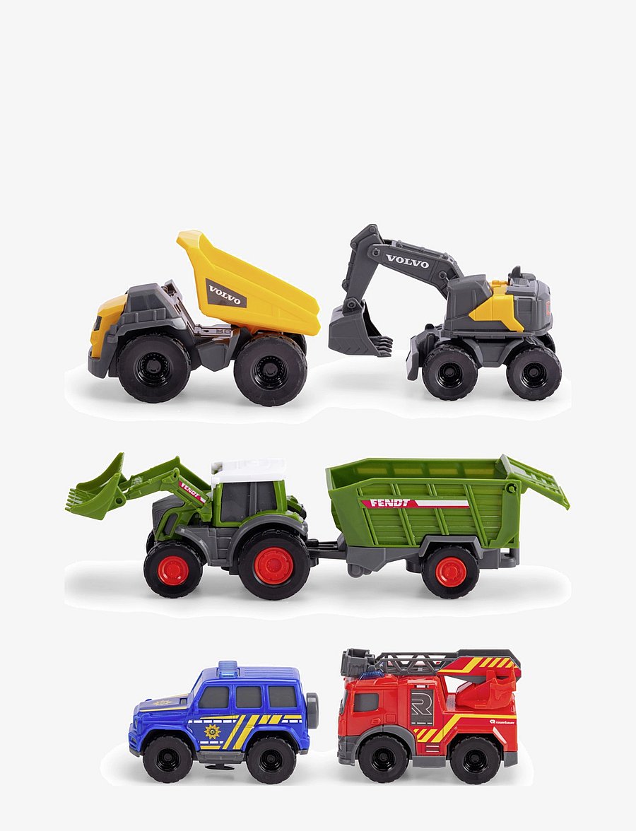 Dickie Toys - Dickie Toys Mini Leksaksbilar 5-Pack, 8 cm - traktorid - multi coloured - 3
