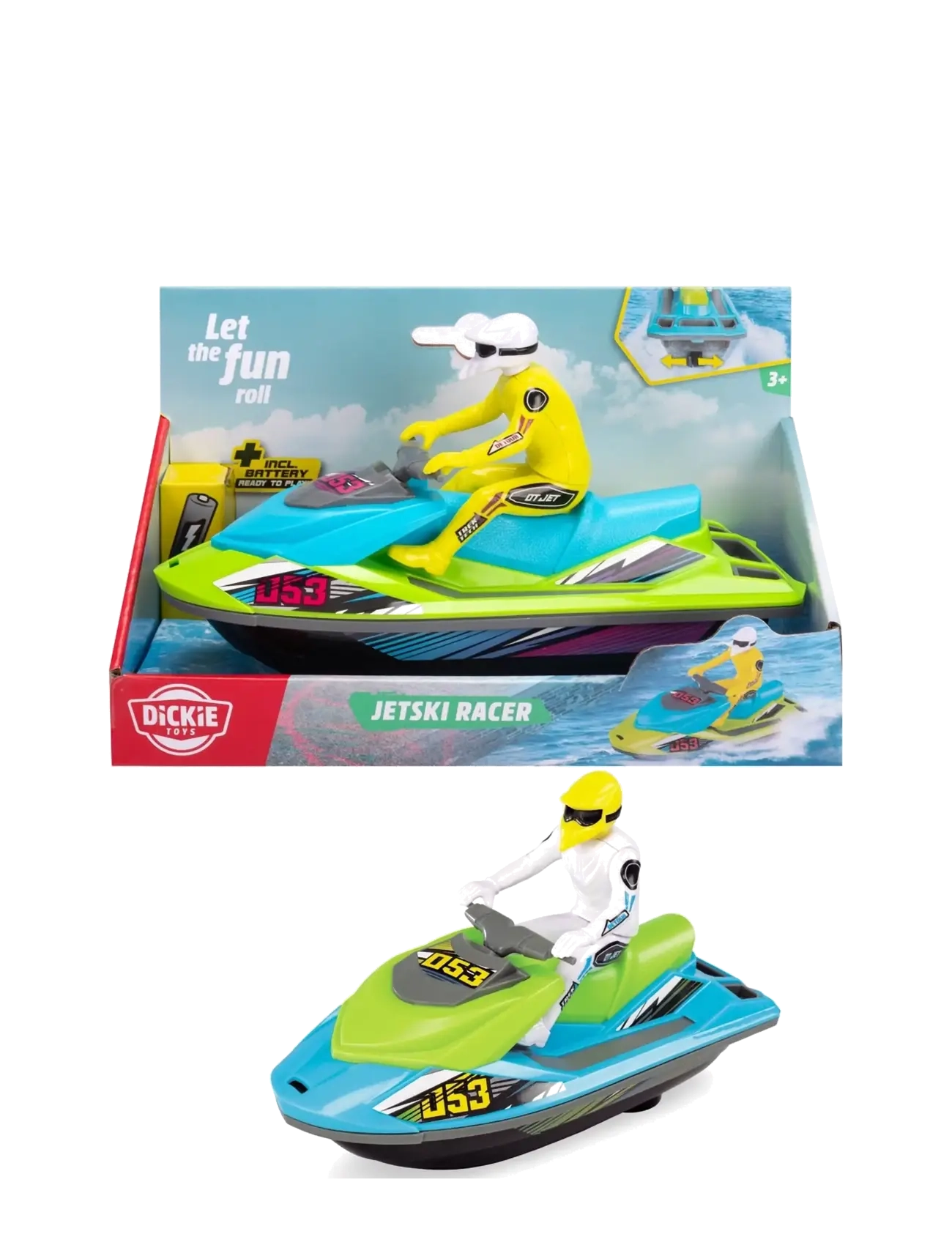 Dickie Toys Dickie Toys Jetski Racer, 18 cm - Simba Toys - PINK / multi