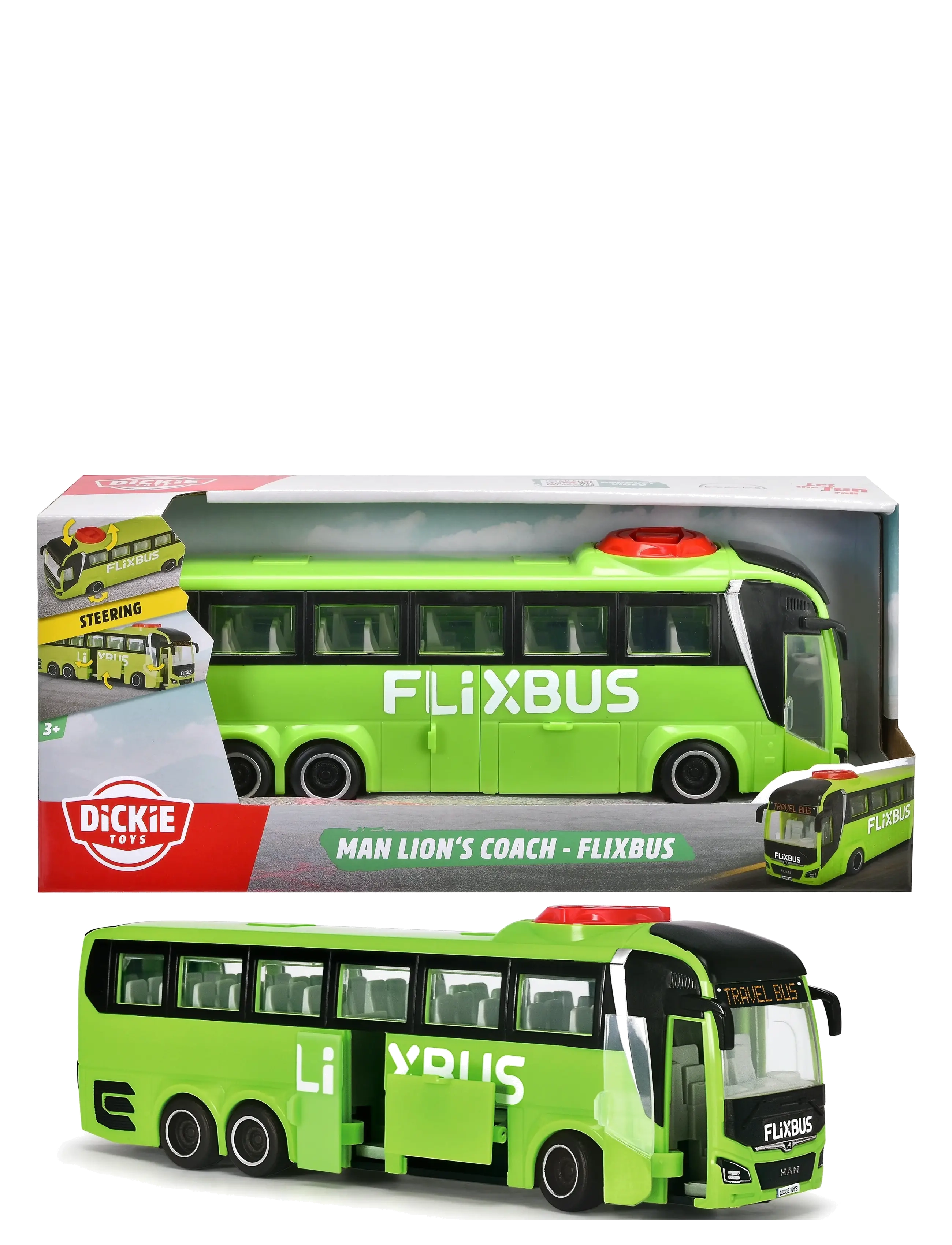 Dickie Toys - Dickie Toys MAN Lion's Coach - Flixbus - busser - green - 2