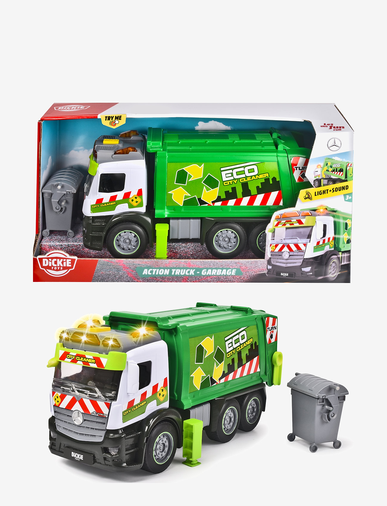 Dickie Toys - Dickie Toys Action, Garbage Truck - multi coloured - 3