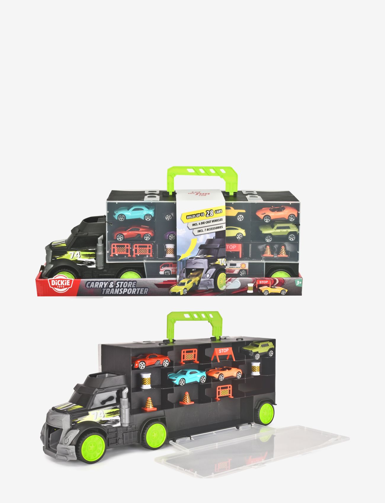 Dickie Toys - Carry & Store Transporter - leksaksgarage - multi coloured - 1