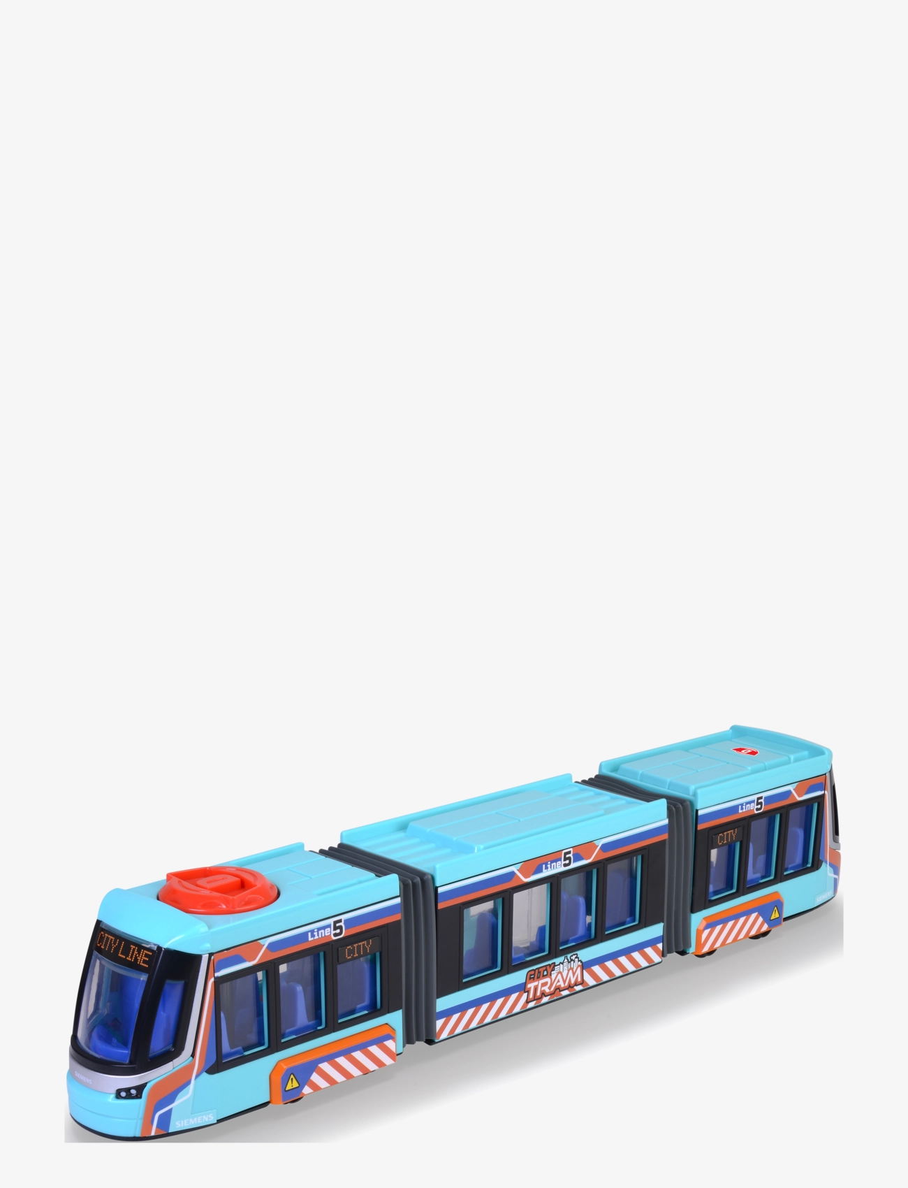 Dickie Spielzeug Siemens City Tram, One Size, Toy Vehicles, Blau - Buses, Kinder