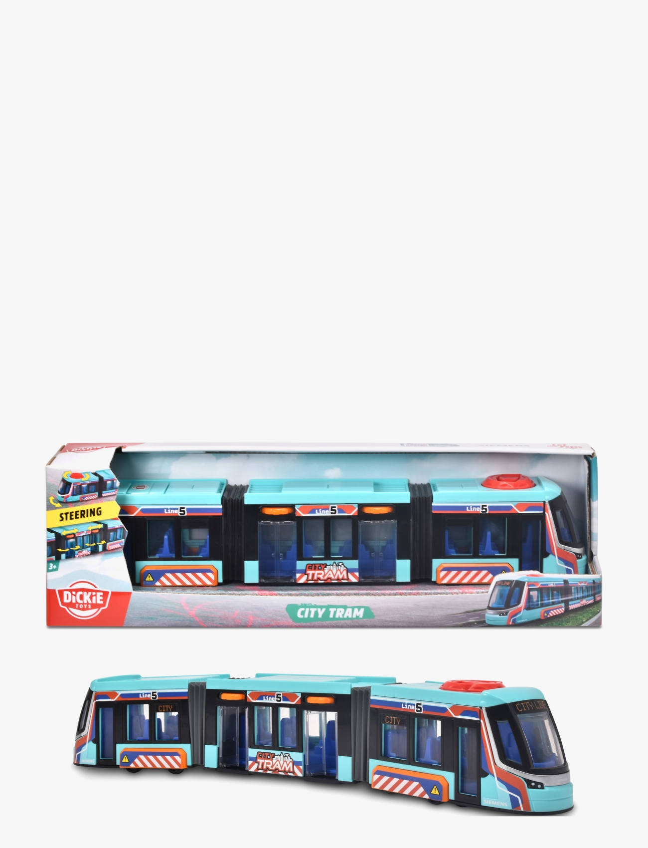 Dickie Toys - Dickie Toys Siemens City Tram - Önnur farartæki - blue - 2