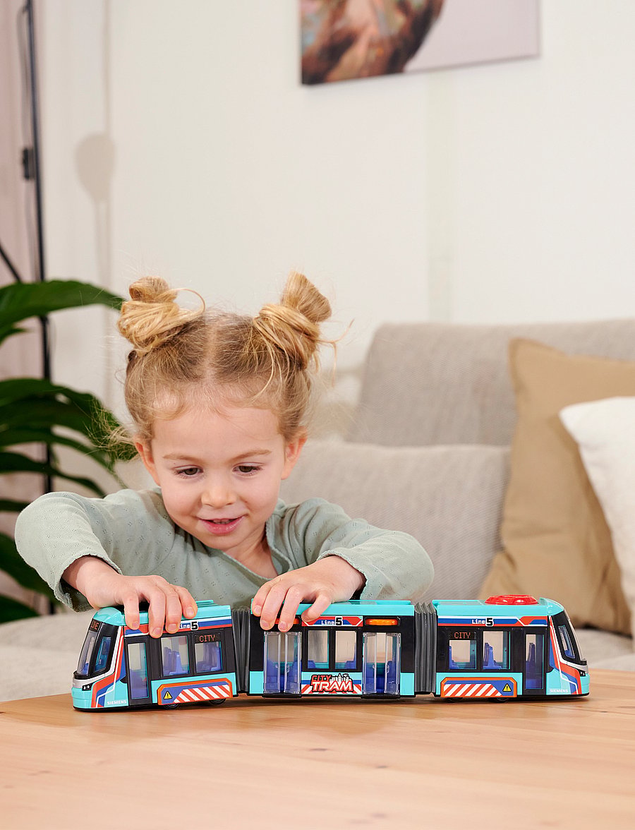 Dickie Toys - Dickie Toys Siemens City Tram - busse - blue - 0
