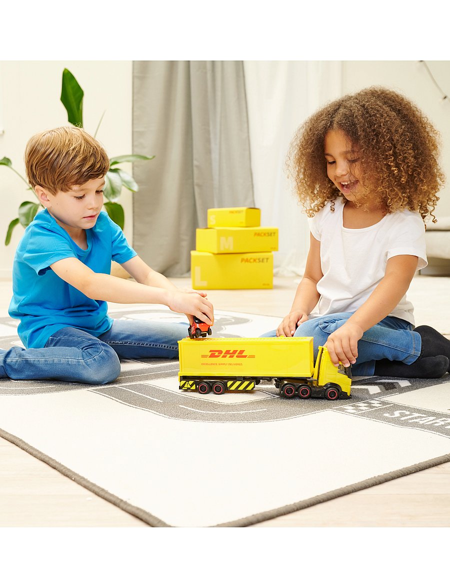 Dickie Toys - DHL Truck - lkw - yellow - 0