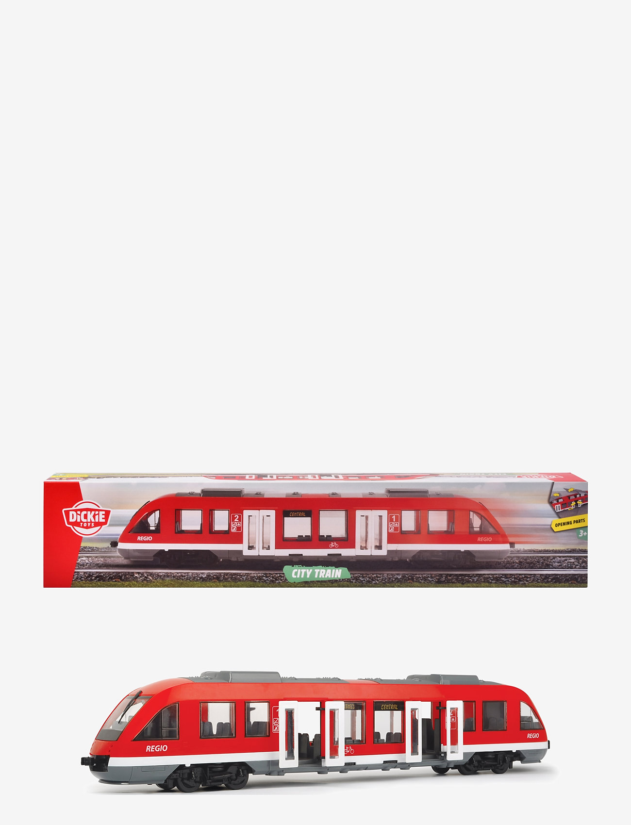 Dickie Toys - Dickie Toys City Train - junat - red - 1