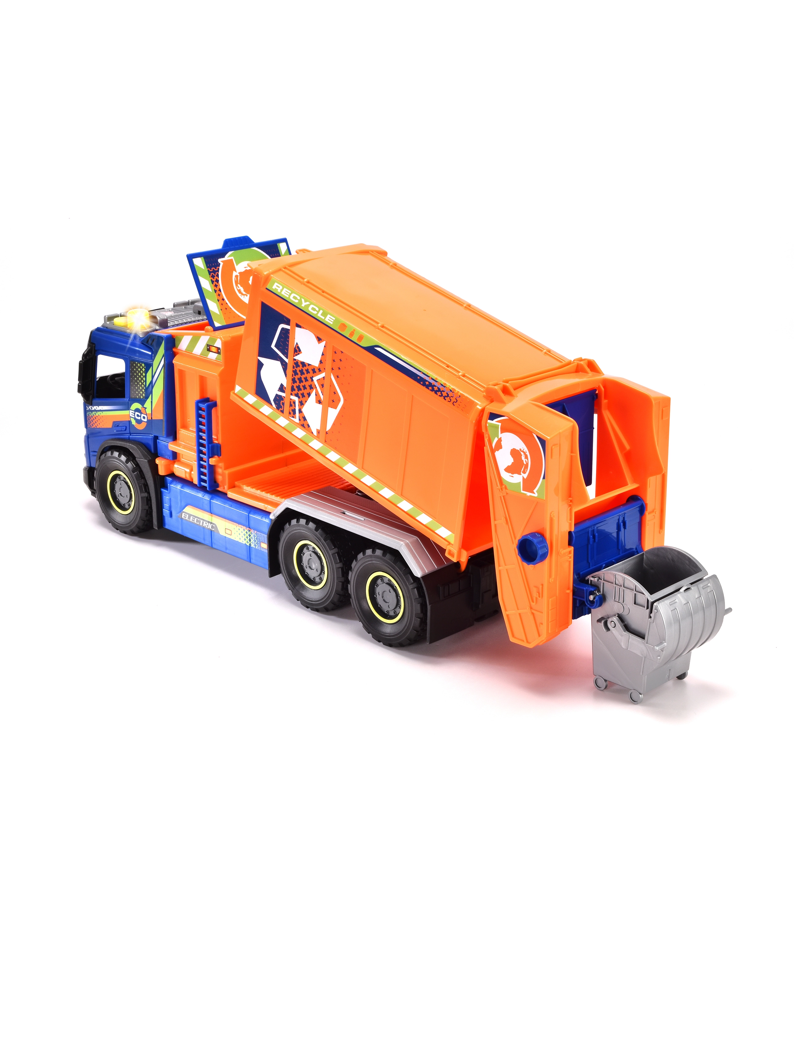 Dickie Toys Giant Garbage Truck, Børn, Garbage Trucks, Orange, Str: ONE SIZE