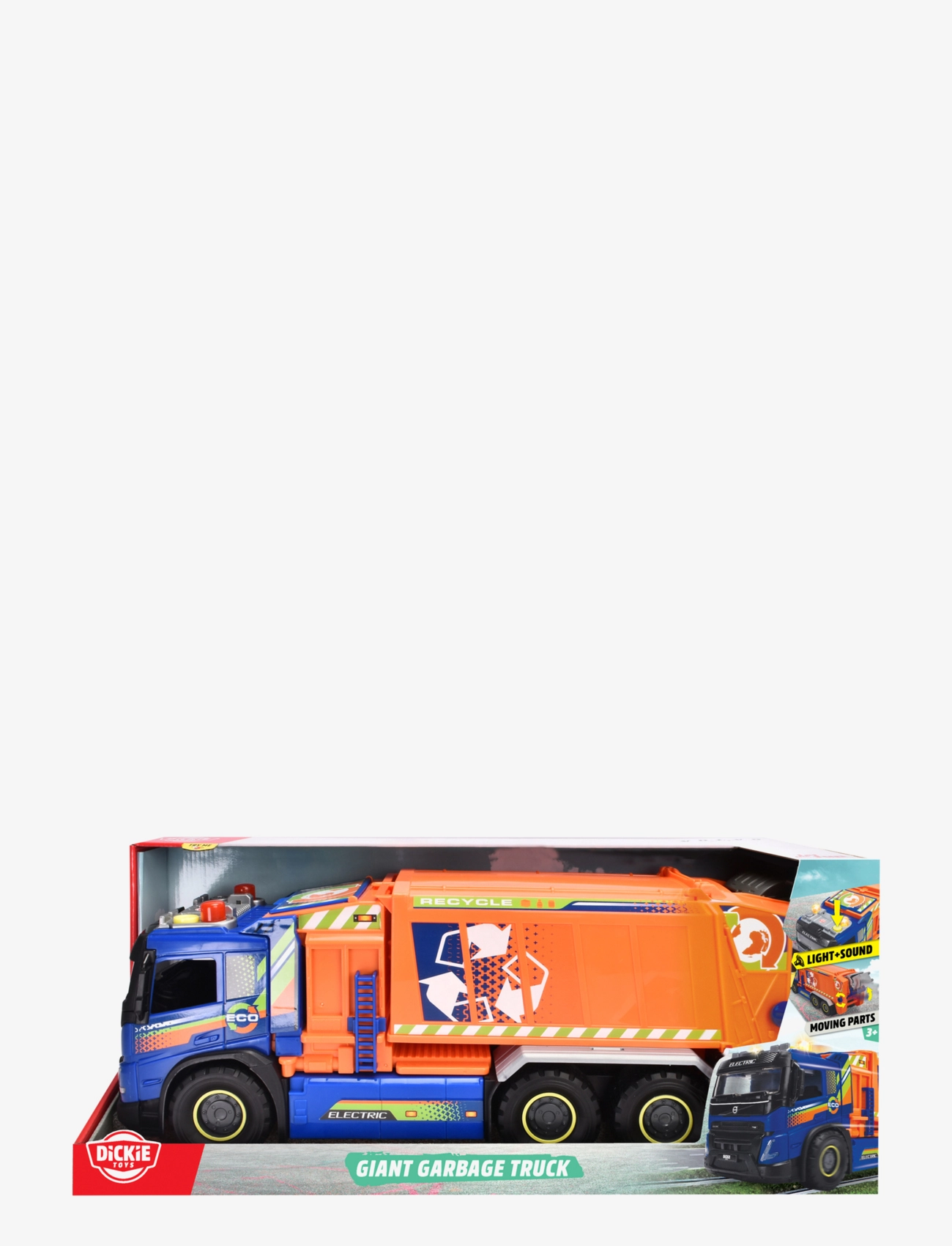 Dickie Toys - Dickie Toys Giant Garbage Truck - skraldebiler - orange - 3