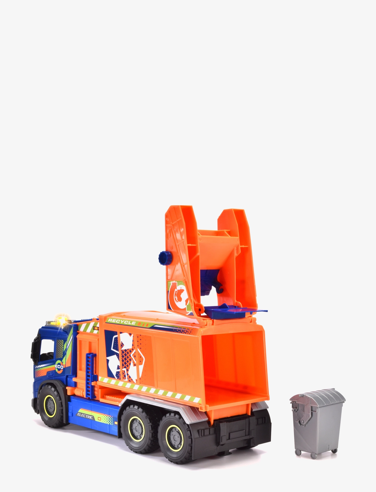 Dickie Toys - Dickie Toys Giant Garbage Truck - skraldebiler - orange - 4