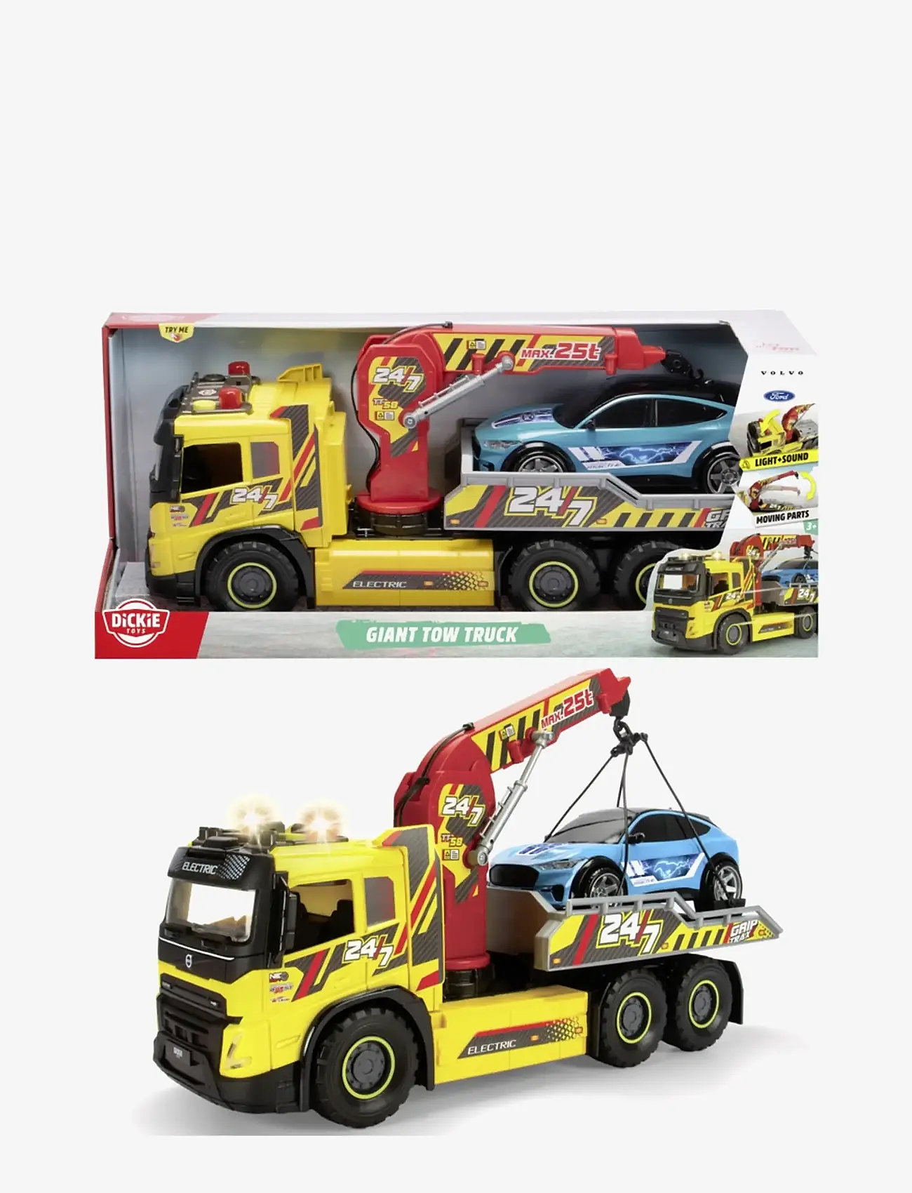 Dickie Toys - Dickie Toys Giant Tow Truck - lastbiler - multicolor - 2