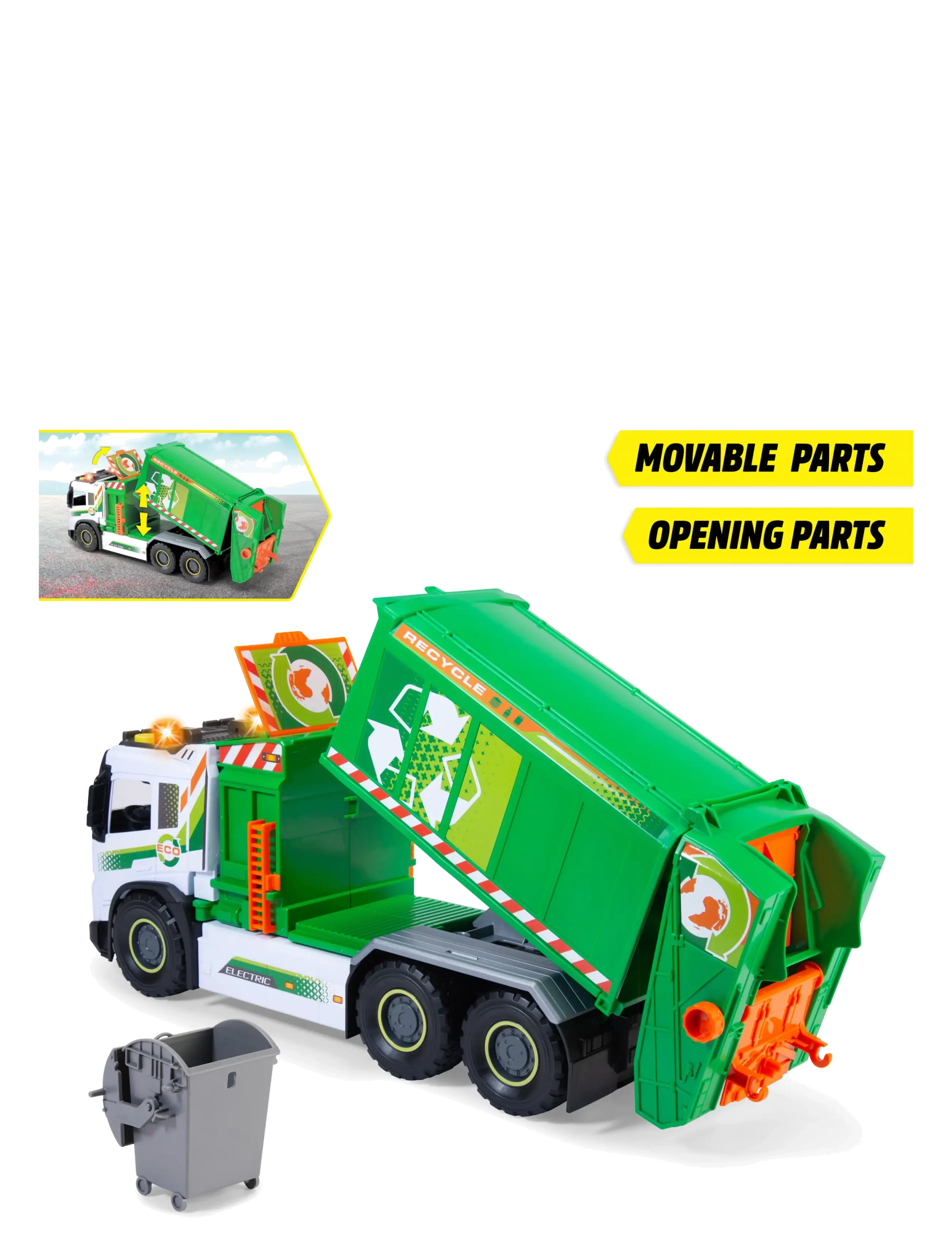 Dickie Toys - Dickie Toys Giant Volvo Garbage Truck - toy cars - multicolor - 2