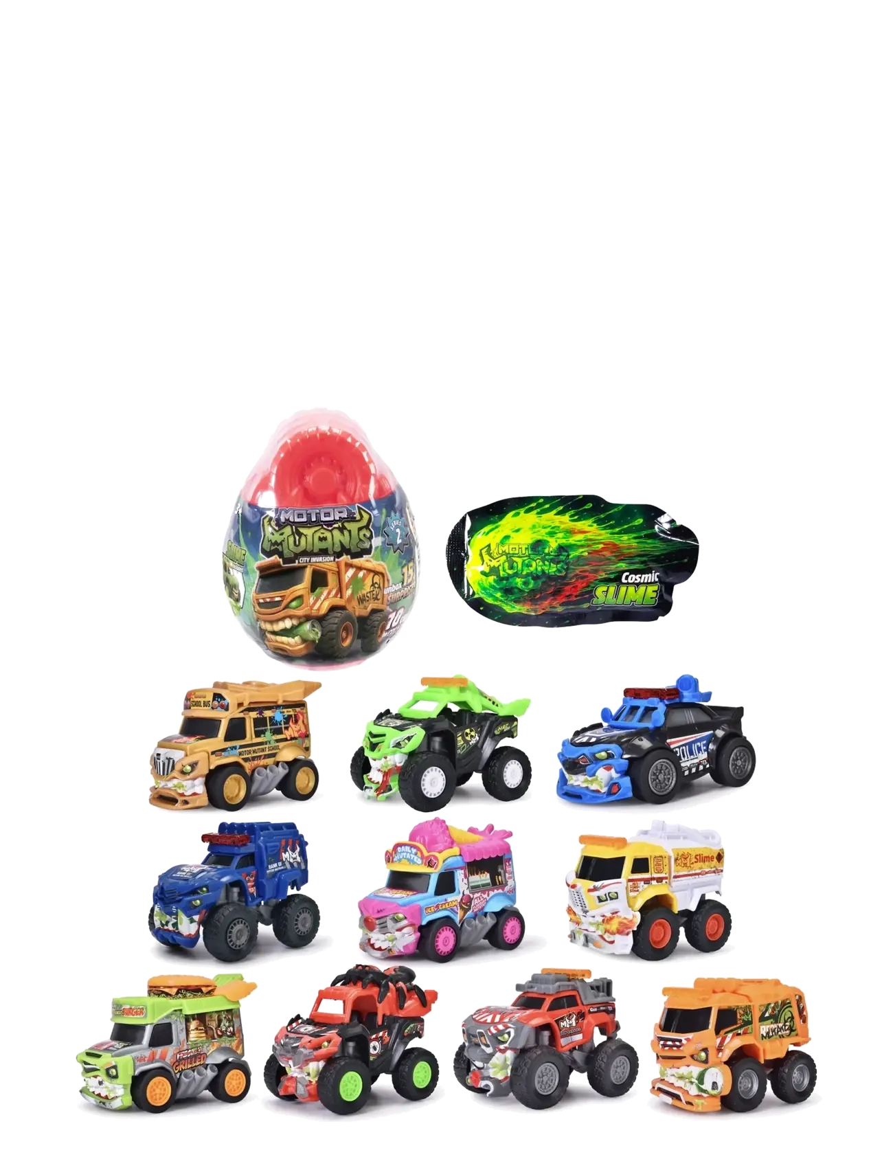 Dickie Toys Motor Mutants, 8 Cm, Børn, Other Toy Cars, Multi/mønstret, Str: ONE SIZE