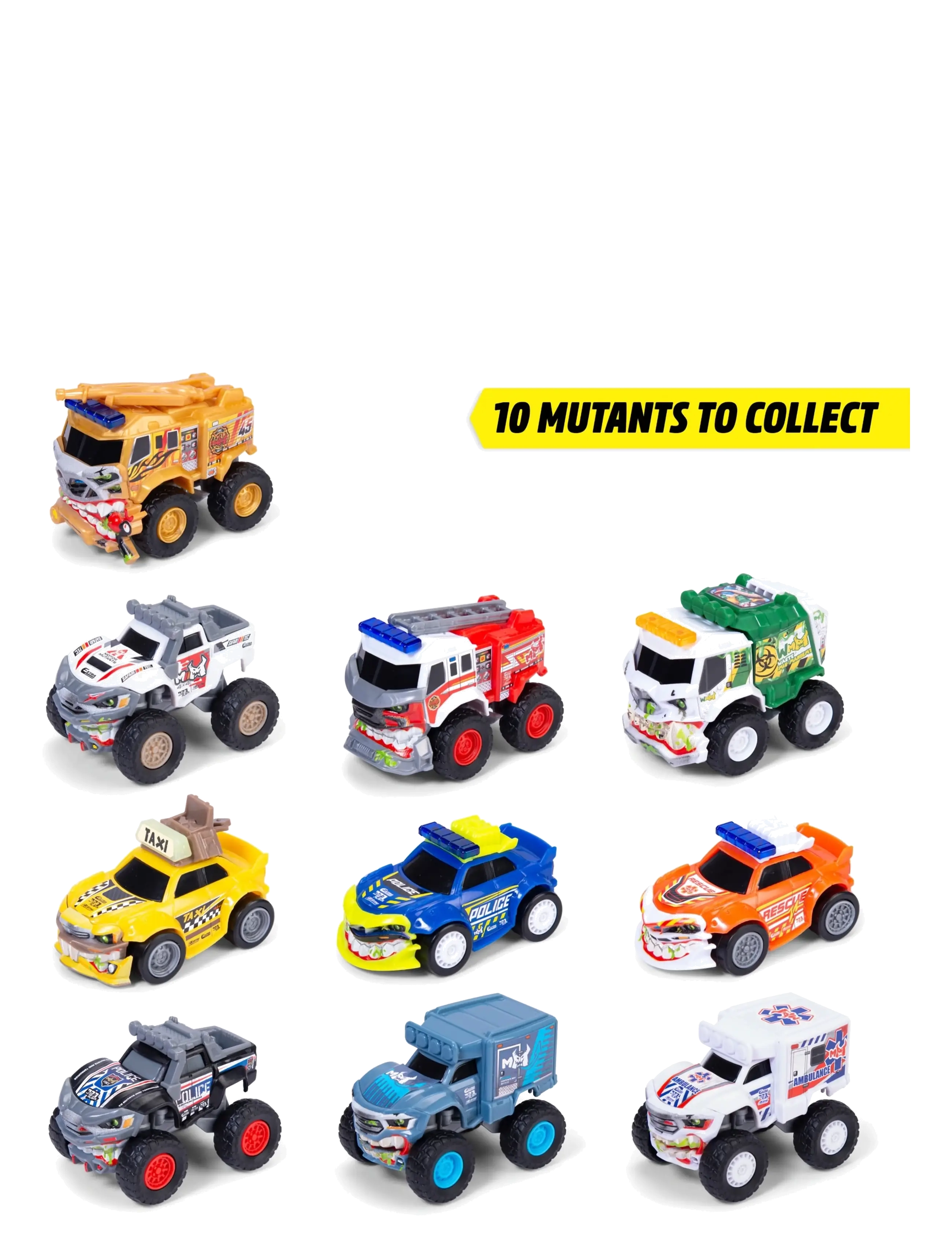 Dickie Toys - Dickie Toys Motor Mutants, 8 cm - legetøjsbiler - multi coloured - 4