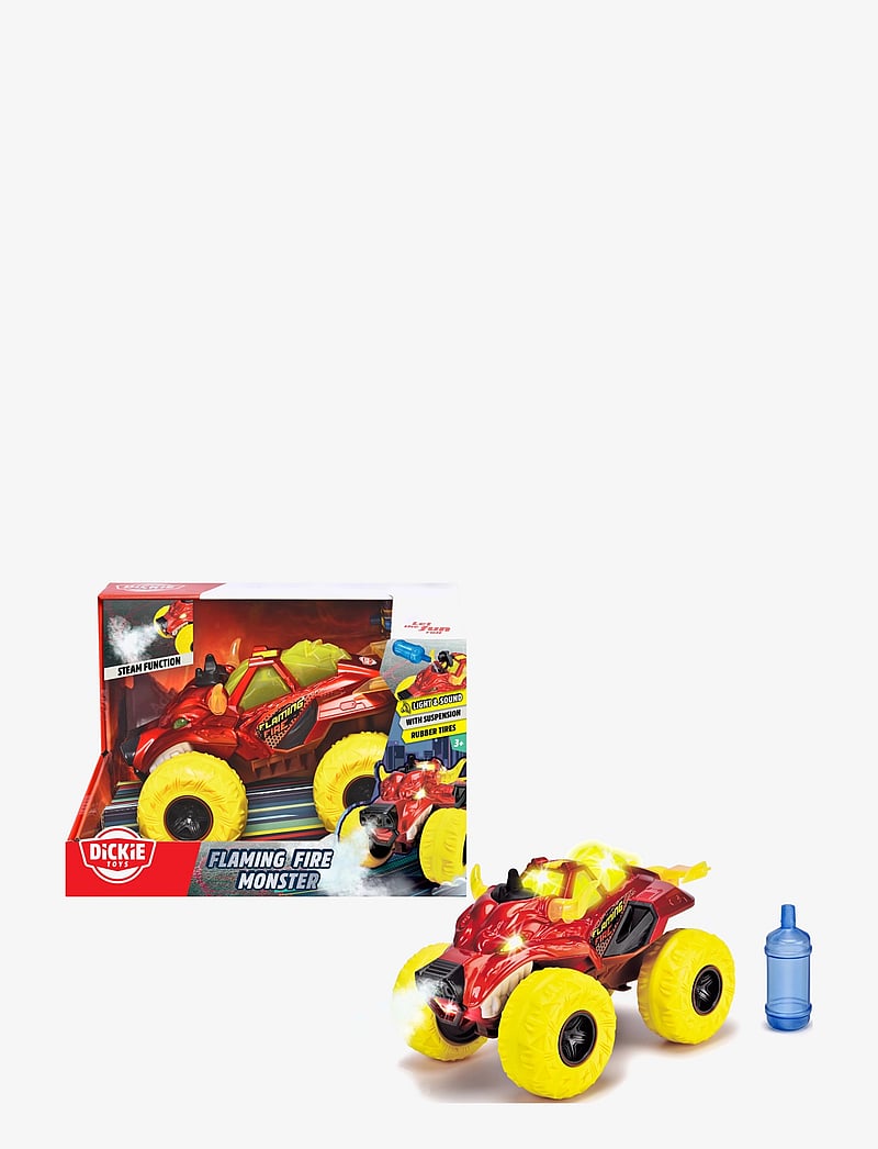 Dickie Toys - Dickie Toys Flaming Fire Monster - puldiga mänguasjad - red - 2