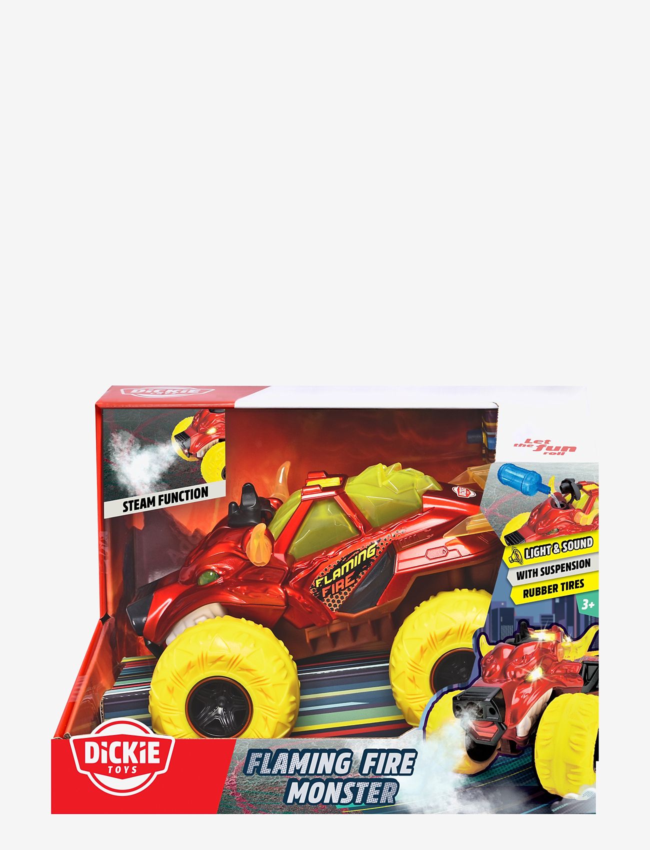 Dickie Toys - Dickie Toys Flaming Fire Monster - fjernstyret legetøj - red - 3