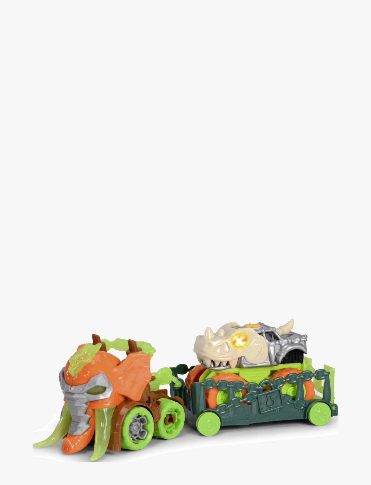 Dickie Spielzeug Monster Ranger Dinosaurie, Bil Med Släp (32 Cm), One Size, Toy Vehicles, Mehrfarbig/gemustert - Trucks, Kinder