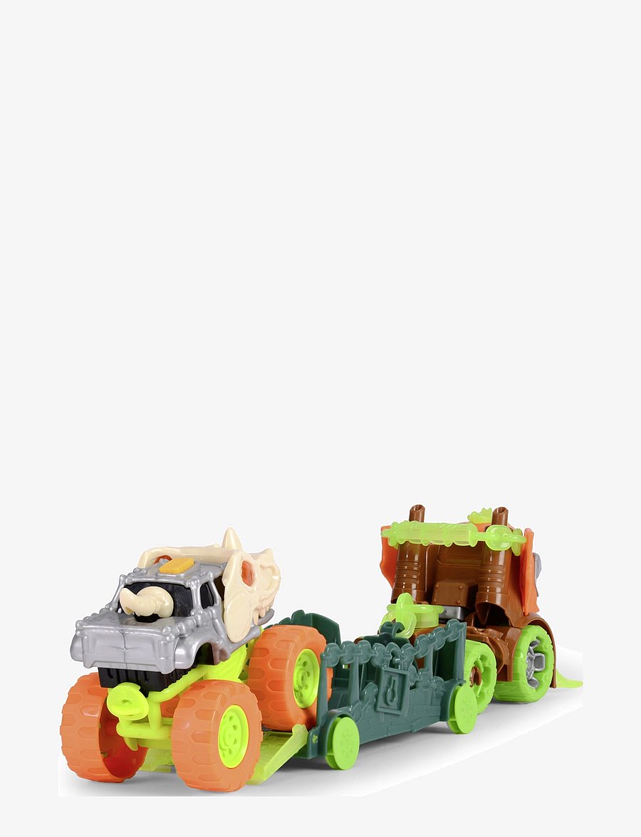 Dickie Toys - Dickie Toys Monster Ranger Dinosaurie, Bil med Släp (32 cm) - lastbiler - multi coloured - 4
