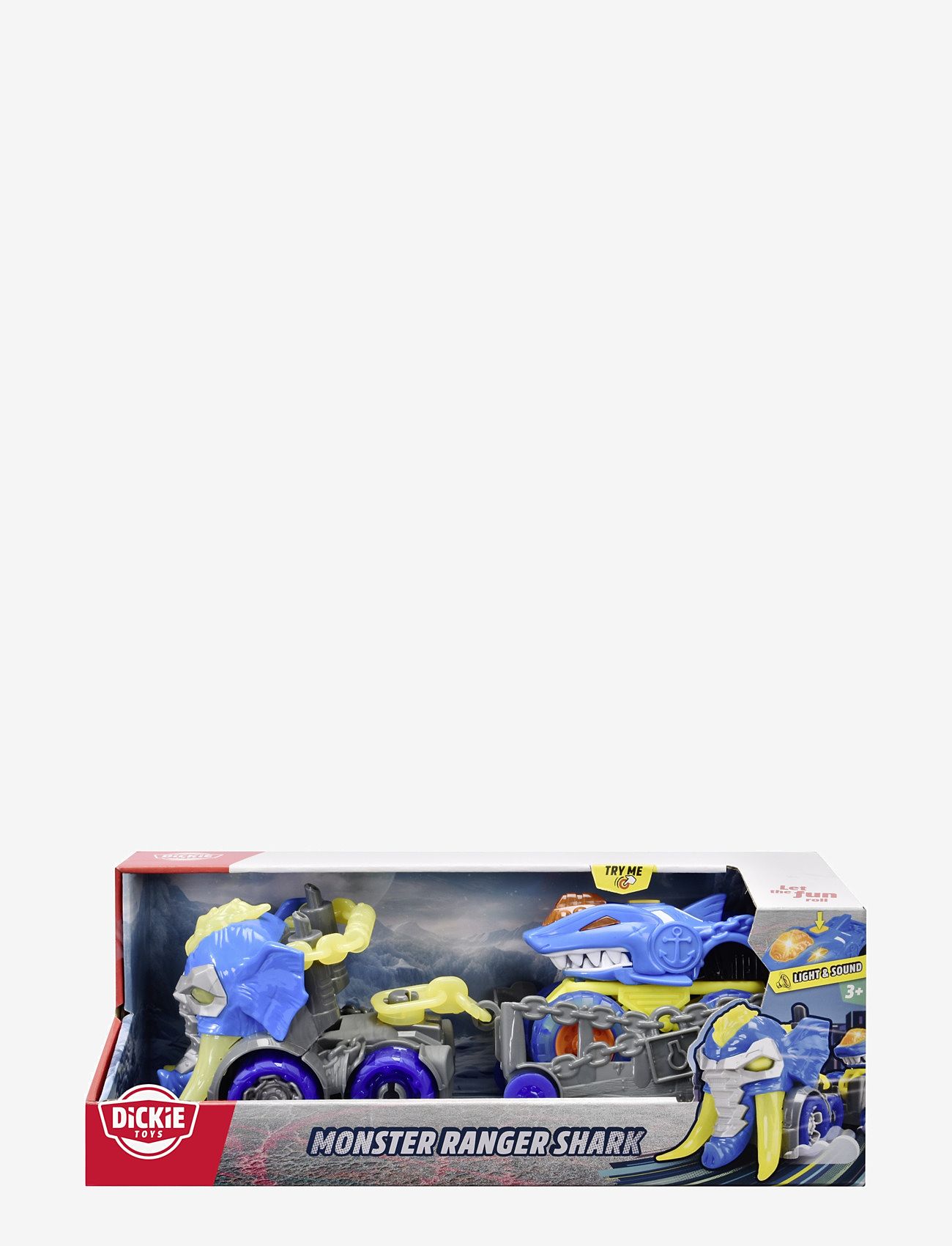 Dickie Toys - Dickie Toys Monster Ranger Haj,  Bil med Släp (32 cm) - leksaksfordon - blue - 3