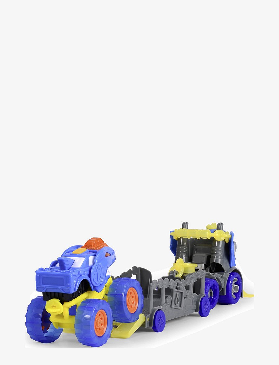 Dickie Toys - Dickie Toys Monster Ranger Haj, Bil med Släp (32 cm) - legekøretøjer - blue - 4